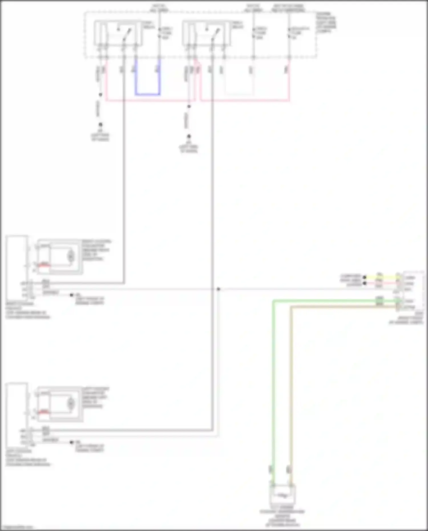 RX Lexus IV (2015-2019): Cooling fan circuit