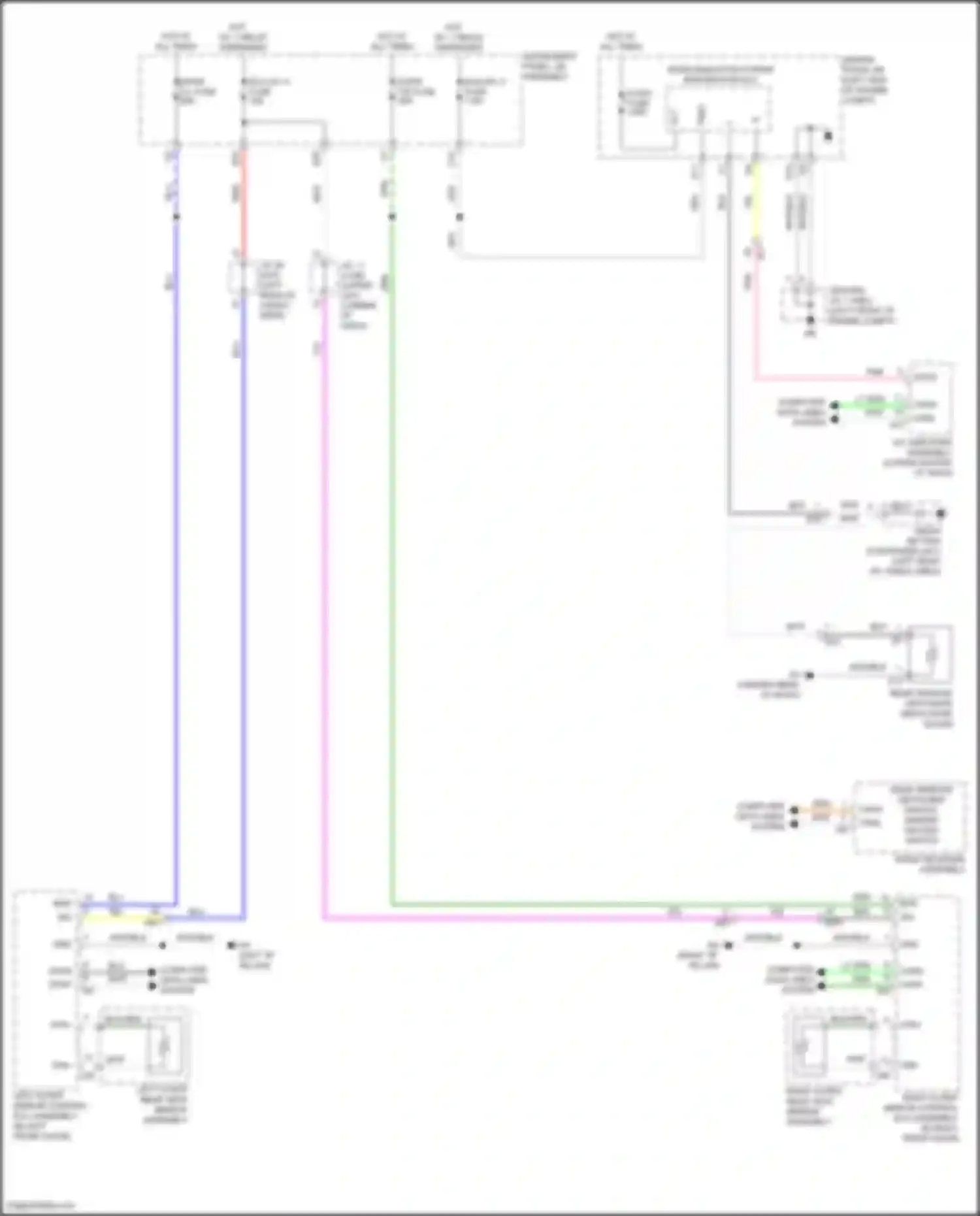 RX Lexus IV (2015-2019): Rear defogger & heated mirrors circuit