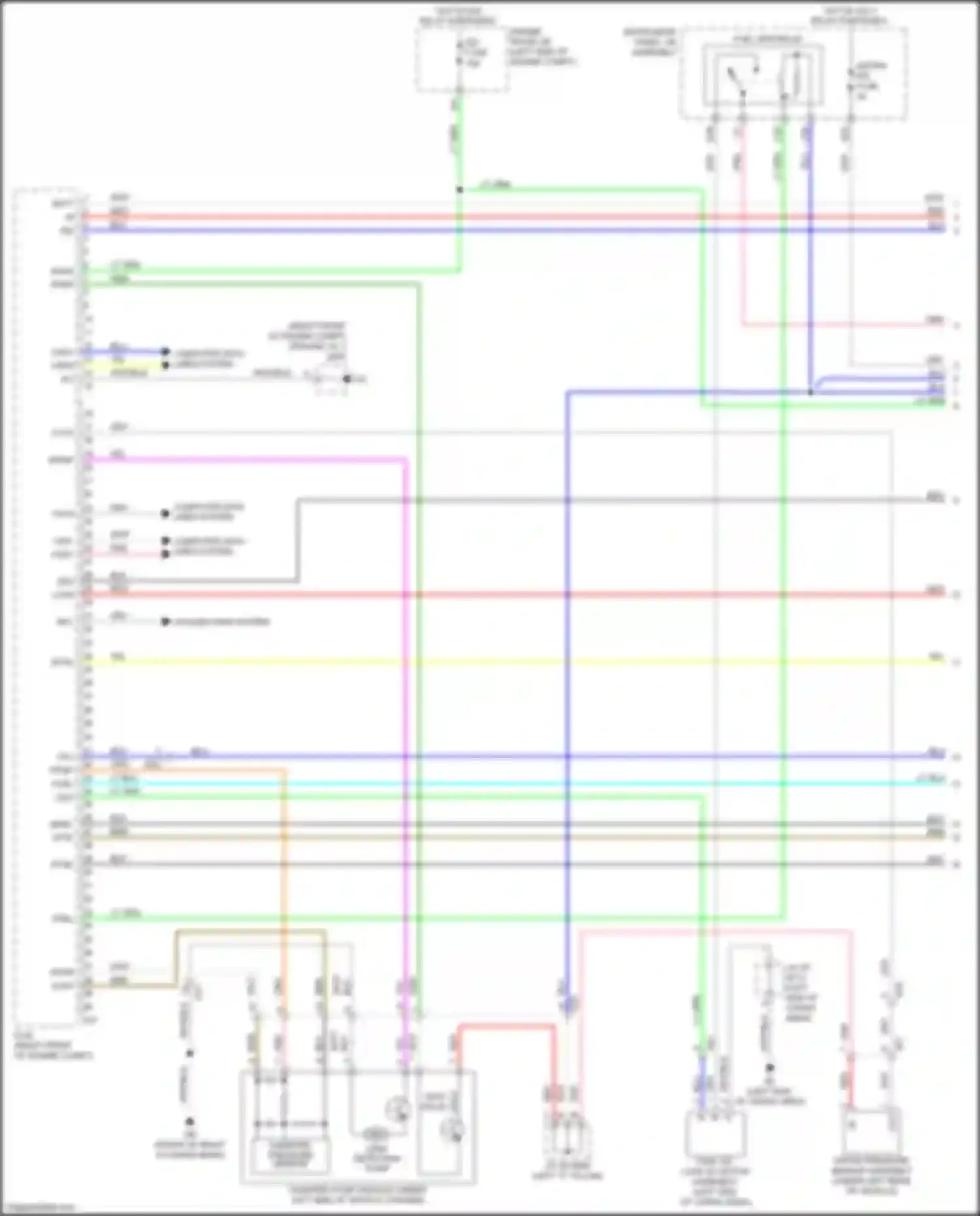 RX Lexus IV (2015-2019): Wiring diagram engine performance 3.5l hybrid (1 of 14)