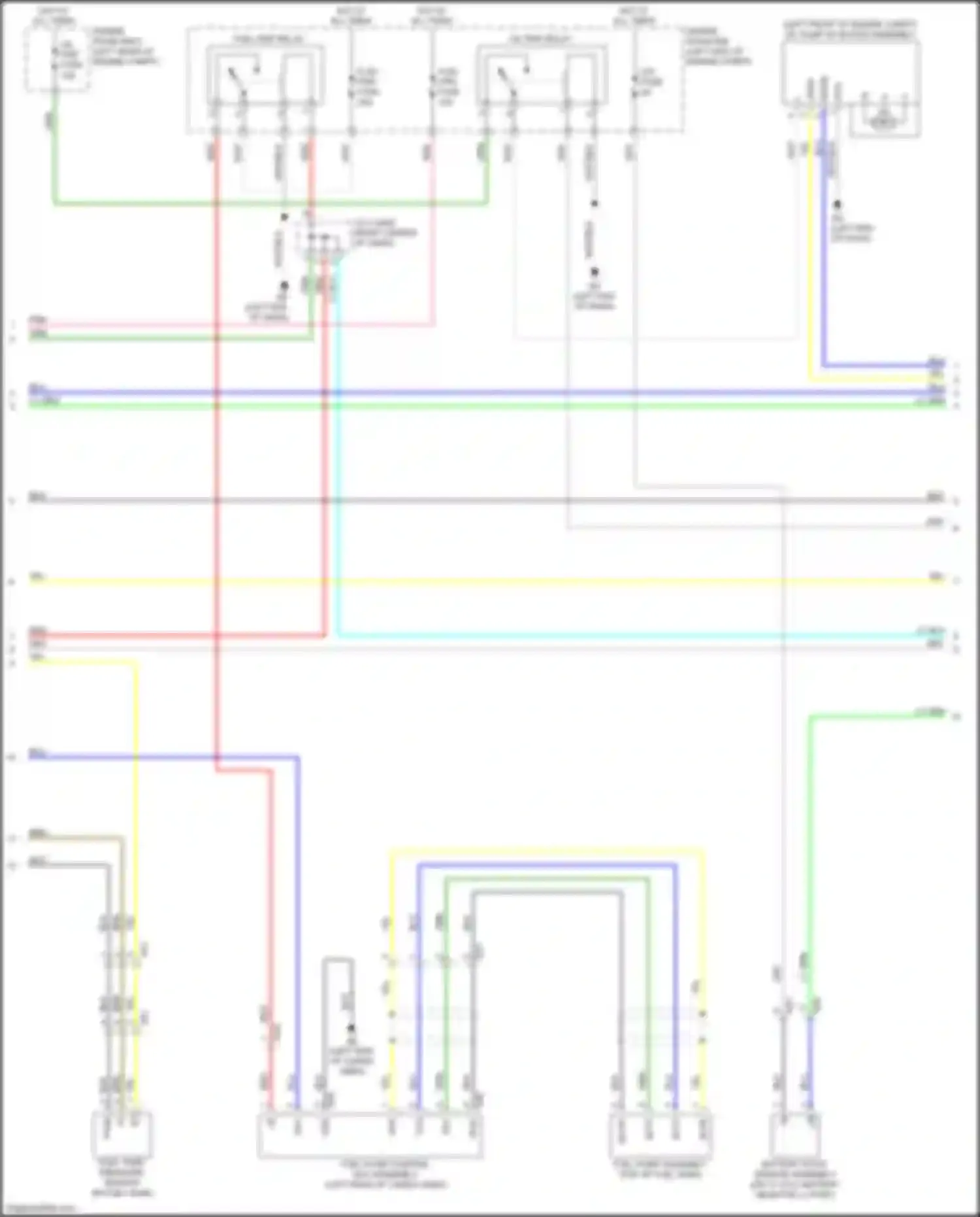 RX Lexus IV (2015-2019): Wiring diagram engine performance 3.5l hybrid (3 of 14)
