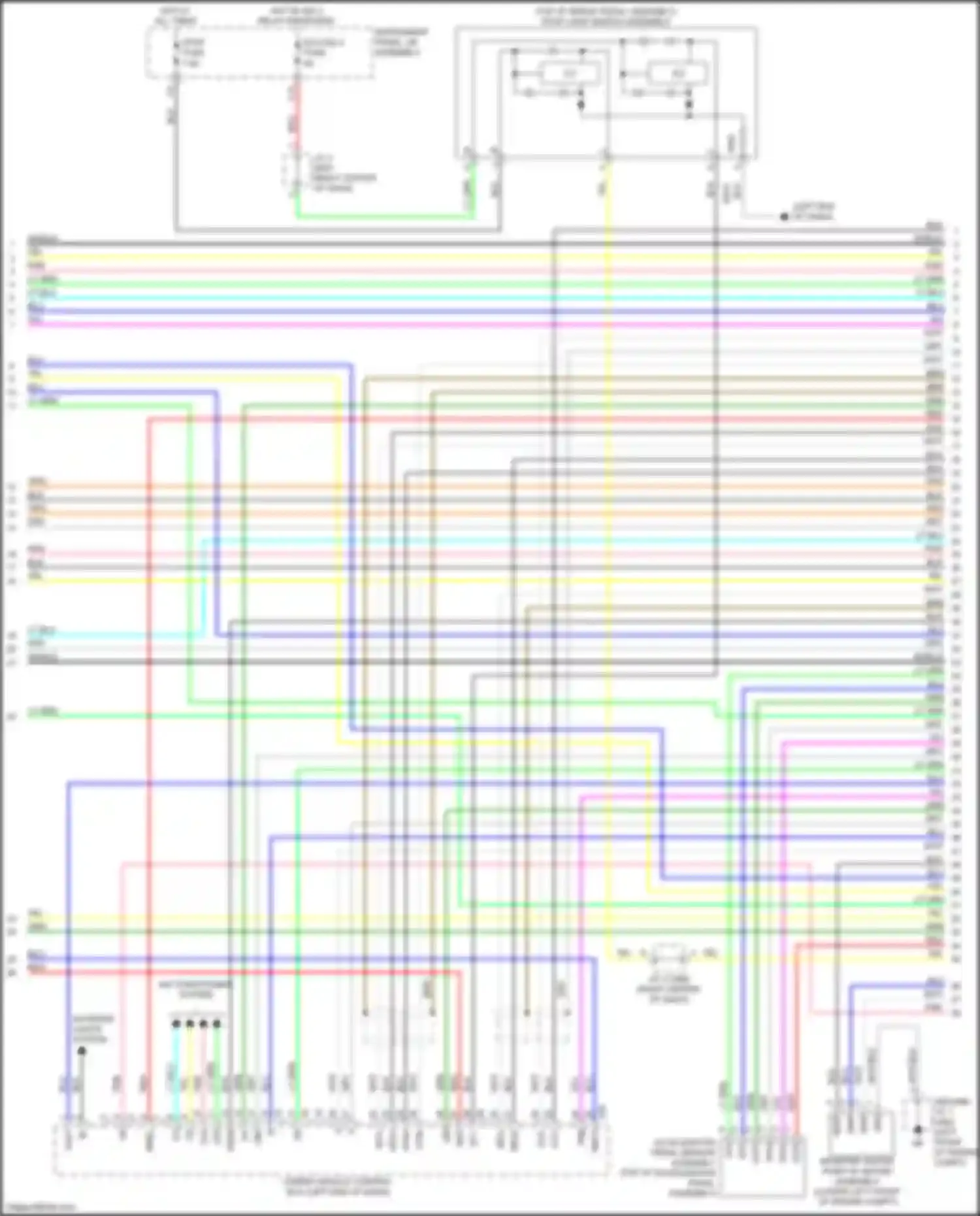 RX Lexus IV (2015-2019): Wiring diagram engine performance 3.5l hybrid (5 of 14)
