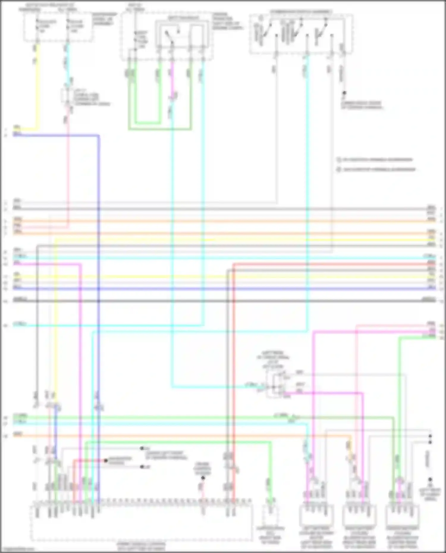 RX Lexus IV (2015-2019): Wiring diagram engine performance 3.5l hybrid (8 of 14)