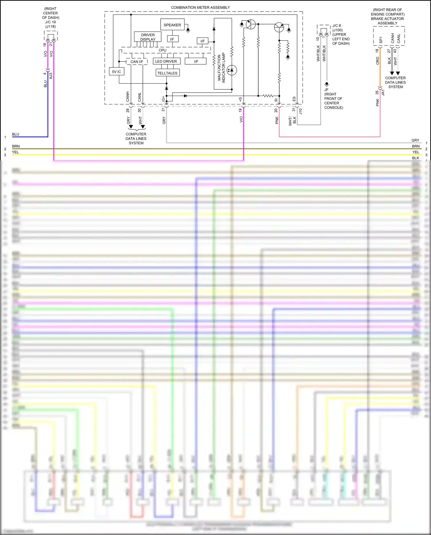 Car Wiring Diagrams for RX Lexus IV (2015-2019): Wiring diagram engine performance 3.5l (7 of 11)