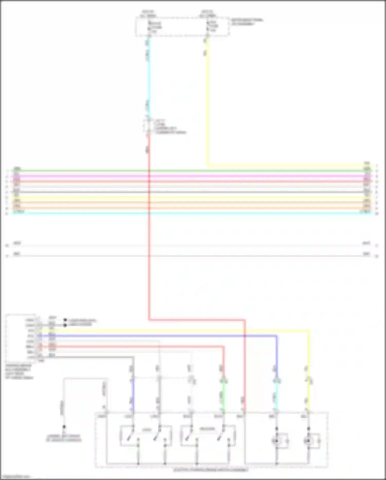 RX Lexus IV (2015-2019): Exterior lamps circuit (4 of 5)