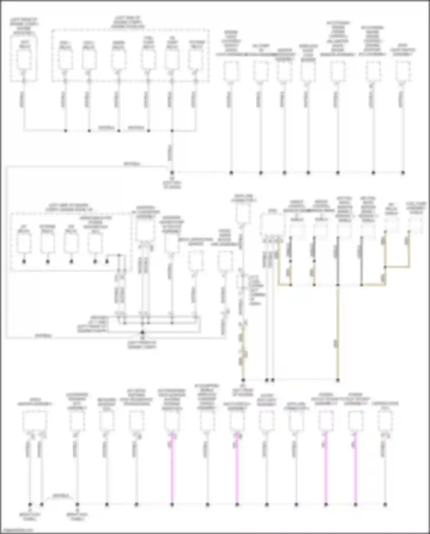 RX Lexus IV (2015-2019): Ground distribution circuit (2 of 6)
