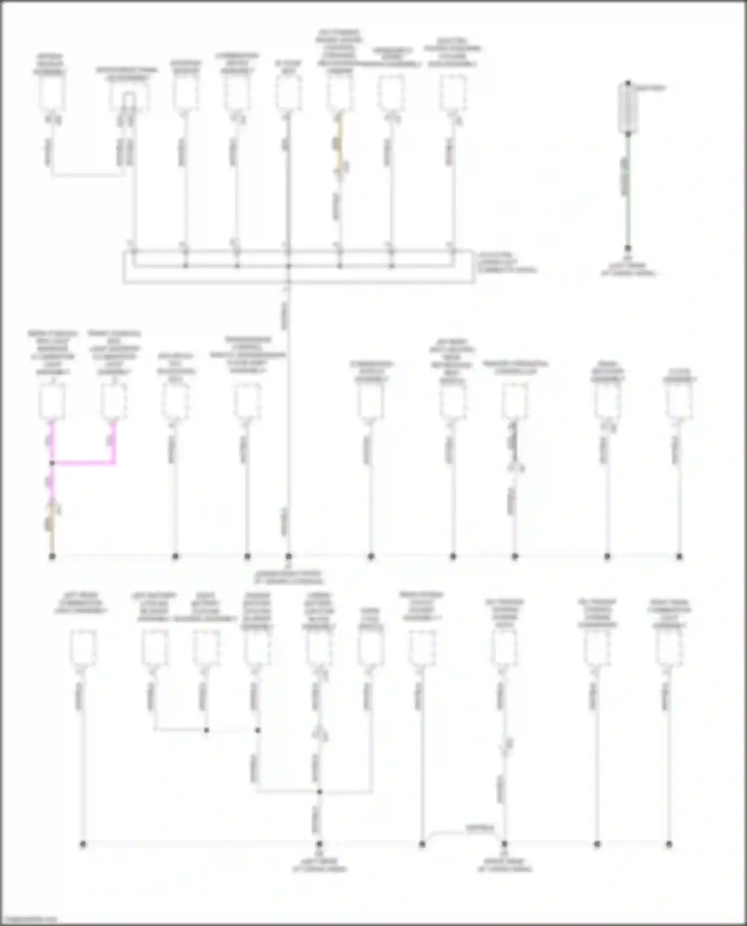 RX Lexus IV (2015-2019): Ground distribution circuit (4 of 6)