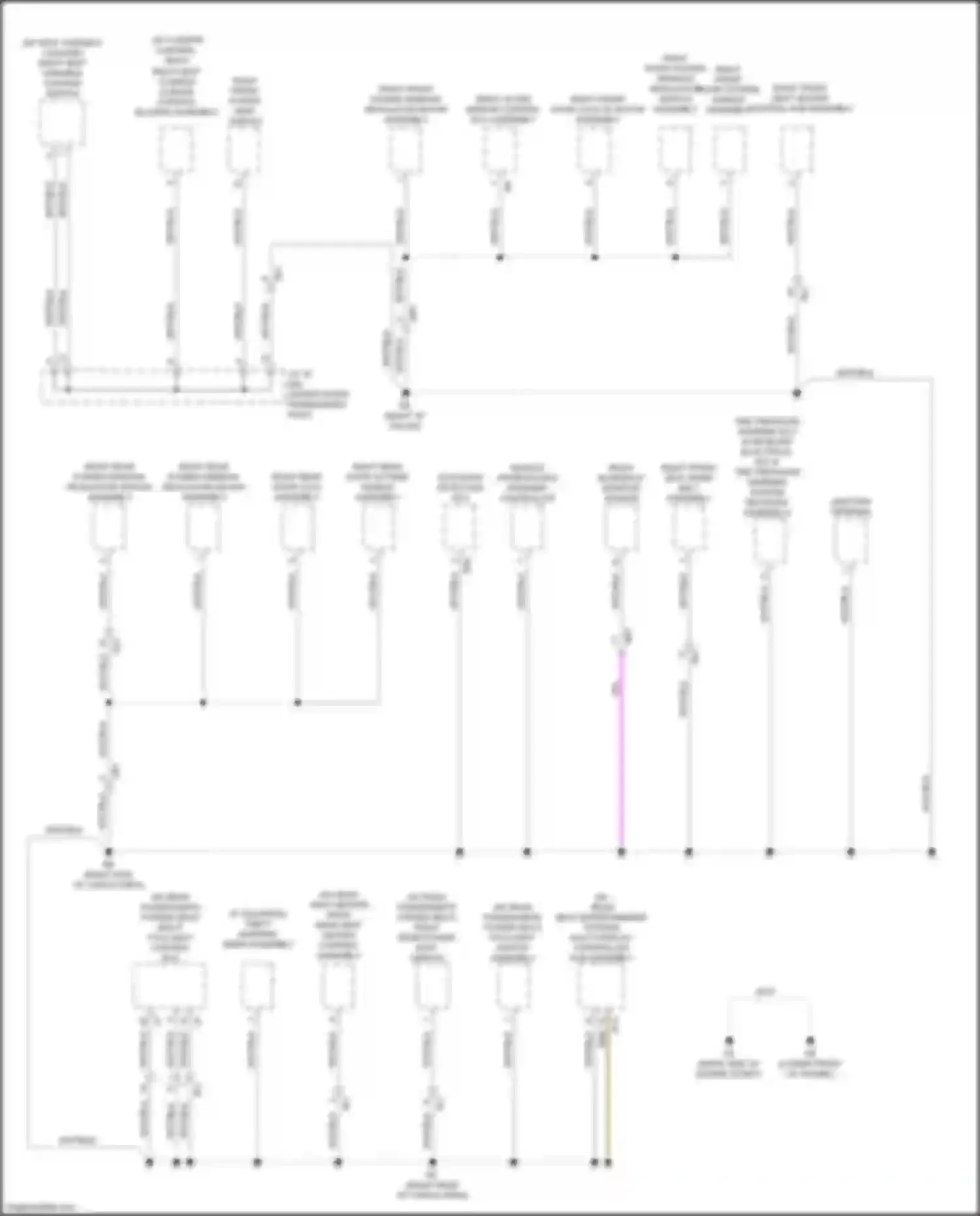 RX Lexus IV (2015-2019): Ground distribution circuit (5 of 6)
