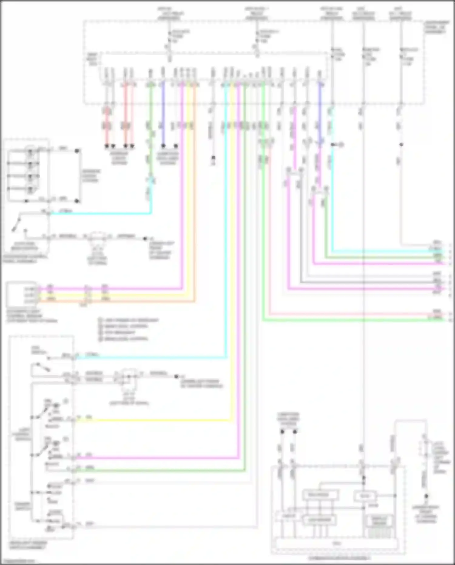 RX Lexus IV (2015-2019): Headlights circuit (1 of 3)