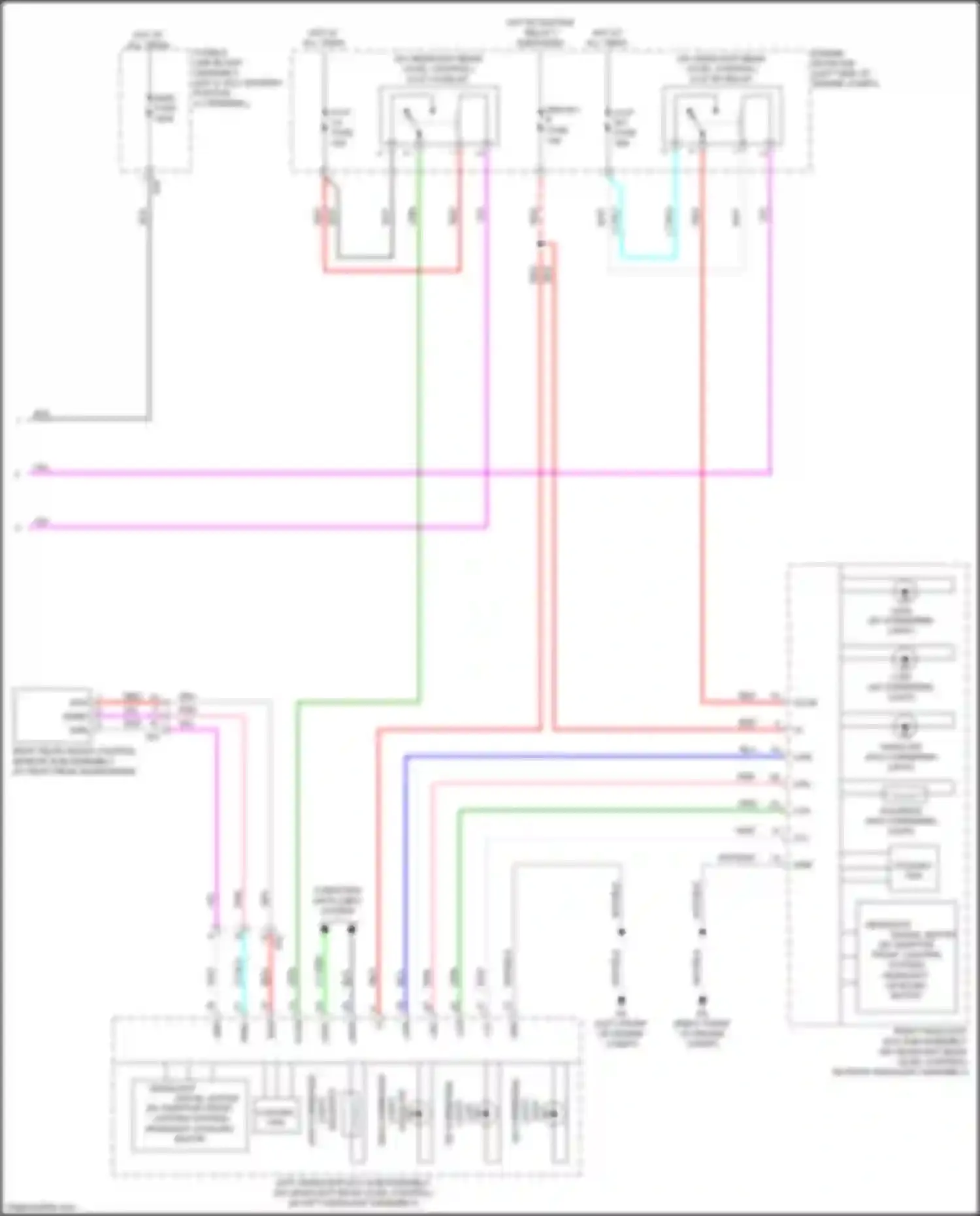 RX Lexus IV (2015-2019): Headlights circuit (3 of 3)