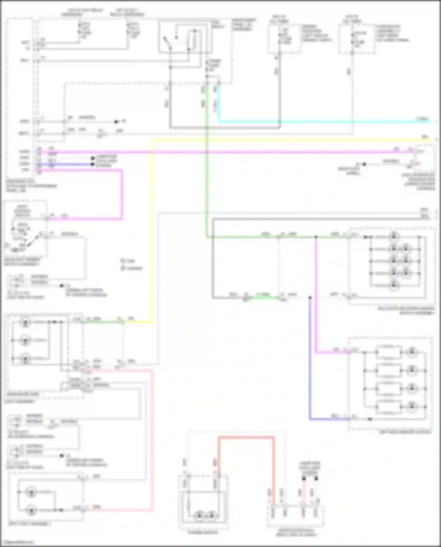 RX Lexus IV (2015-2019): Instrument illumination circuit (1 of 4)