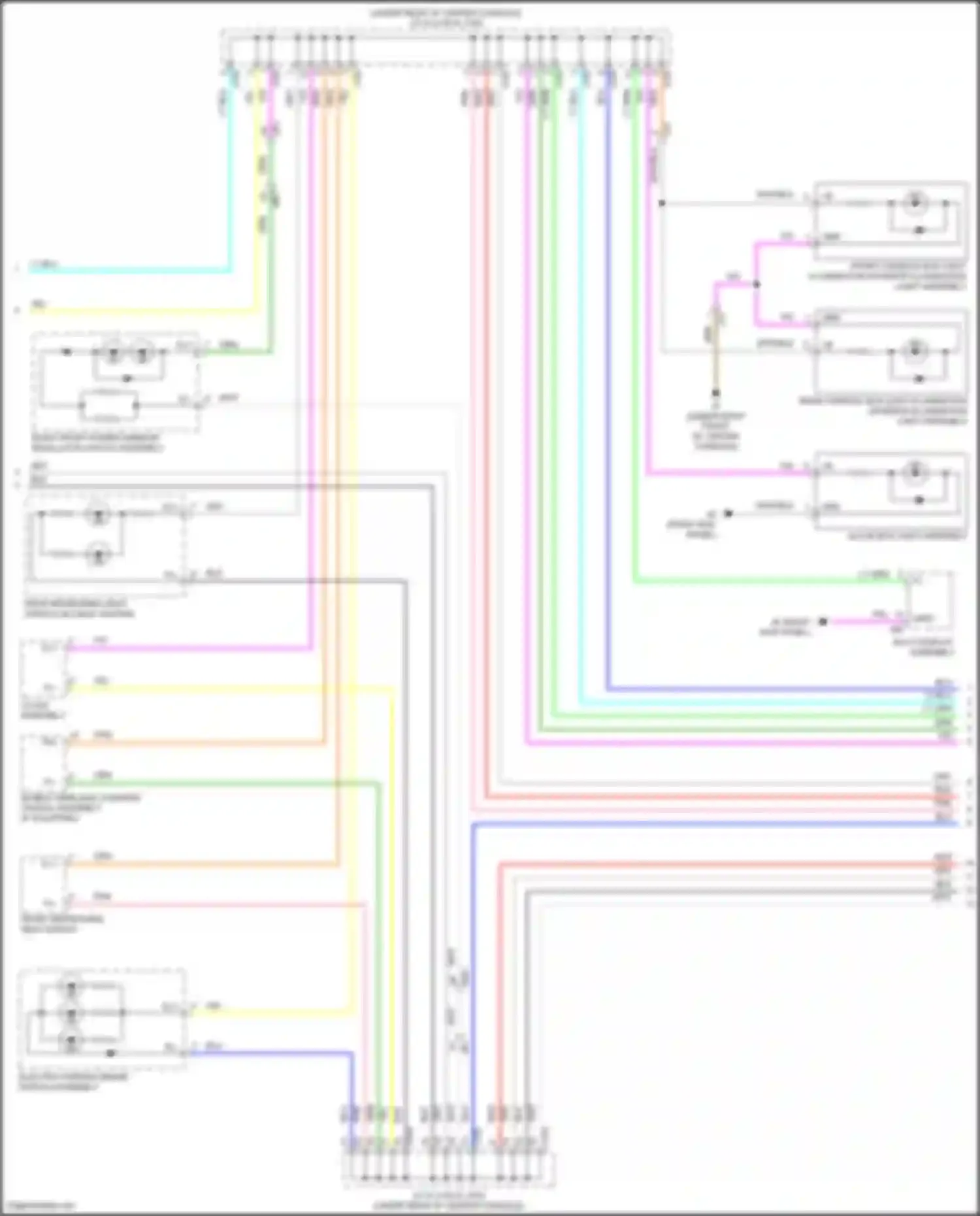 RX Lexus IV (2015-2019): Instrument illumination circuit (2 of 4)