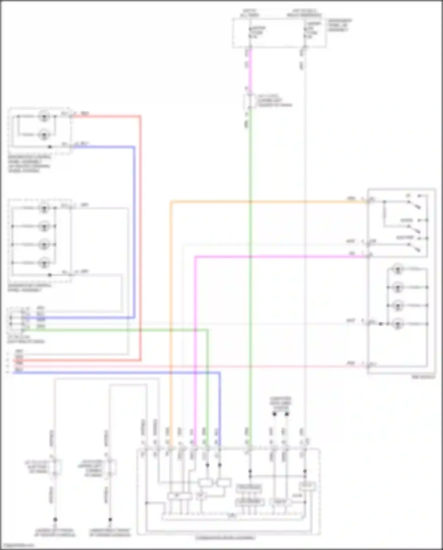 RX Lexus IV (2015-2019): Instrument illumination circuit (4 of 4)