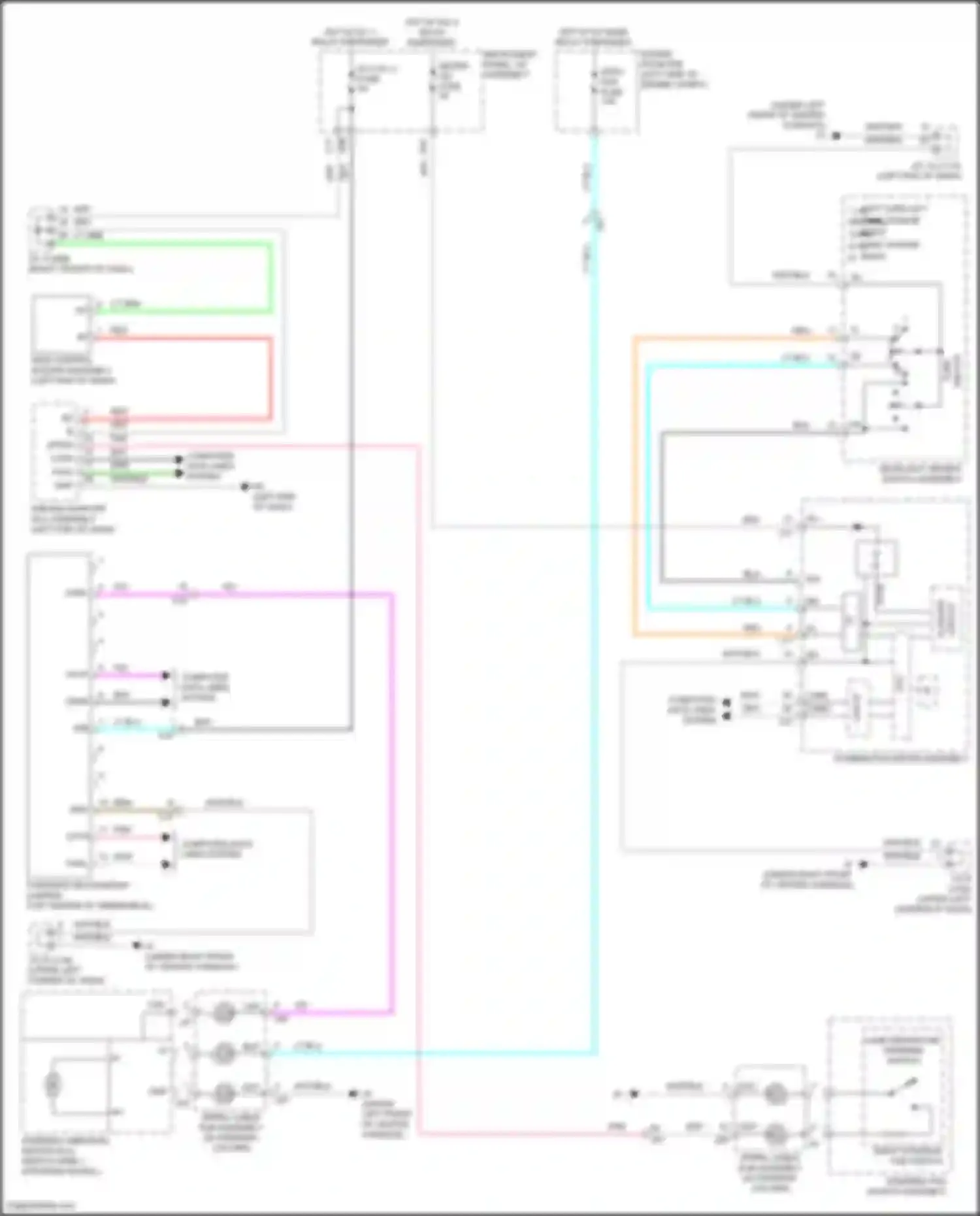 RX Lexus IV (2015-2019): Lane departure warning circuit
