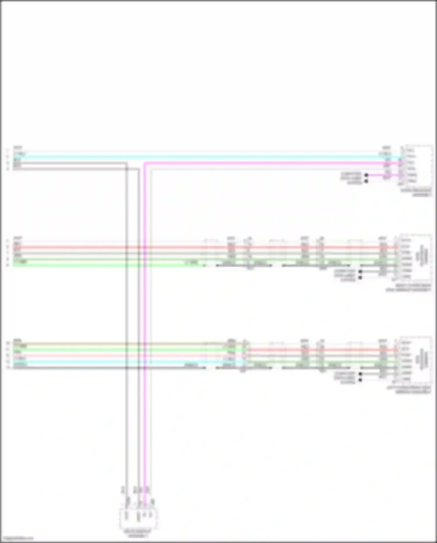 RX Lexus IV (2015-2019): Parking assistant circuit (2 of 2)
