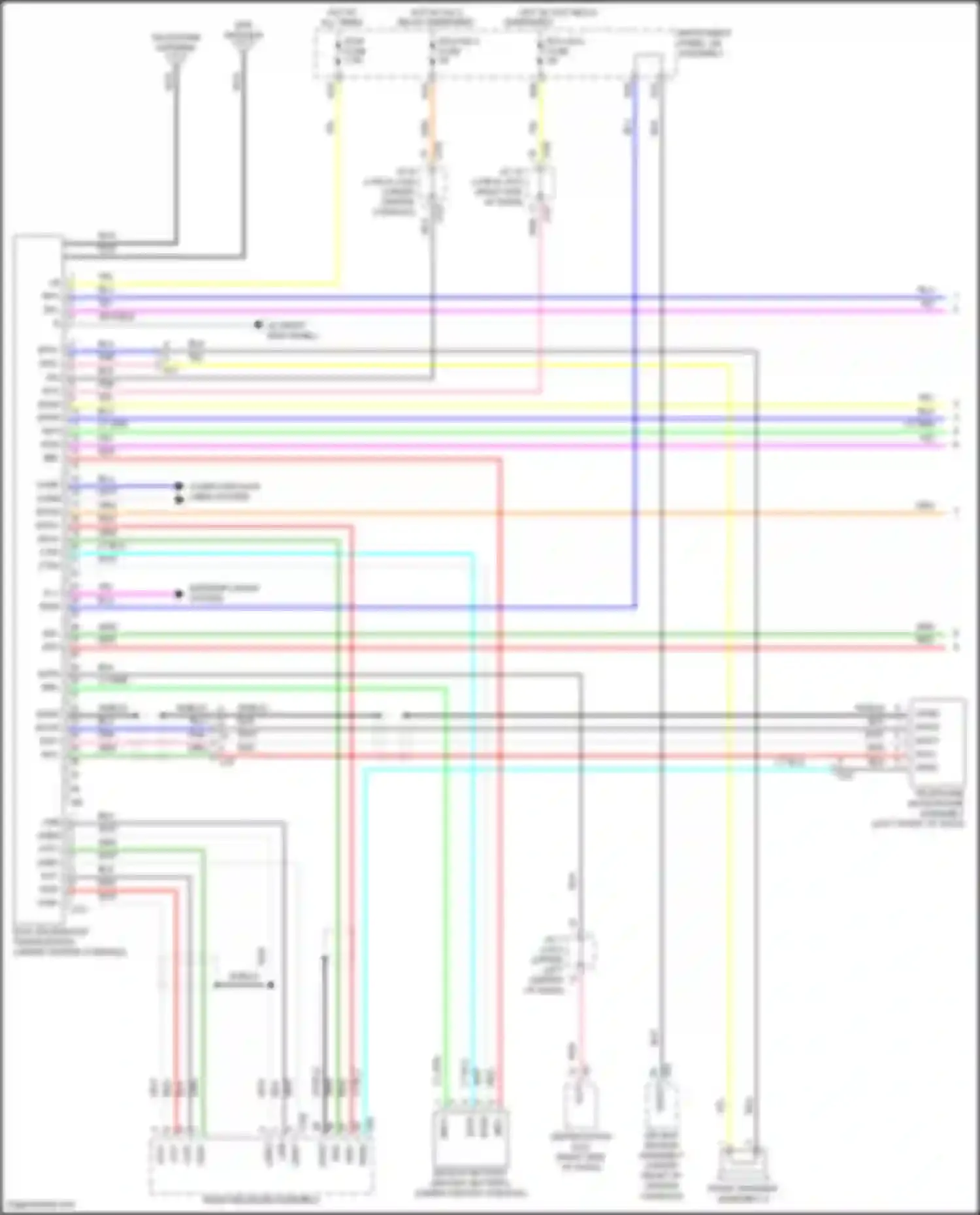 RX Lexus IV (2015-2019): Telematics circuit (1 of 2)