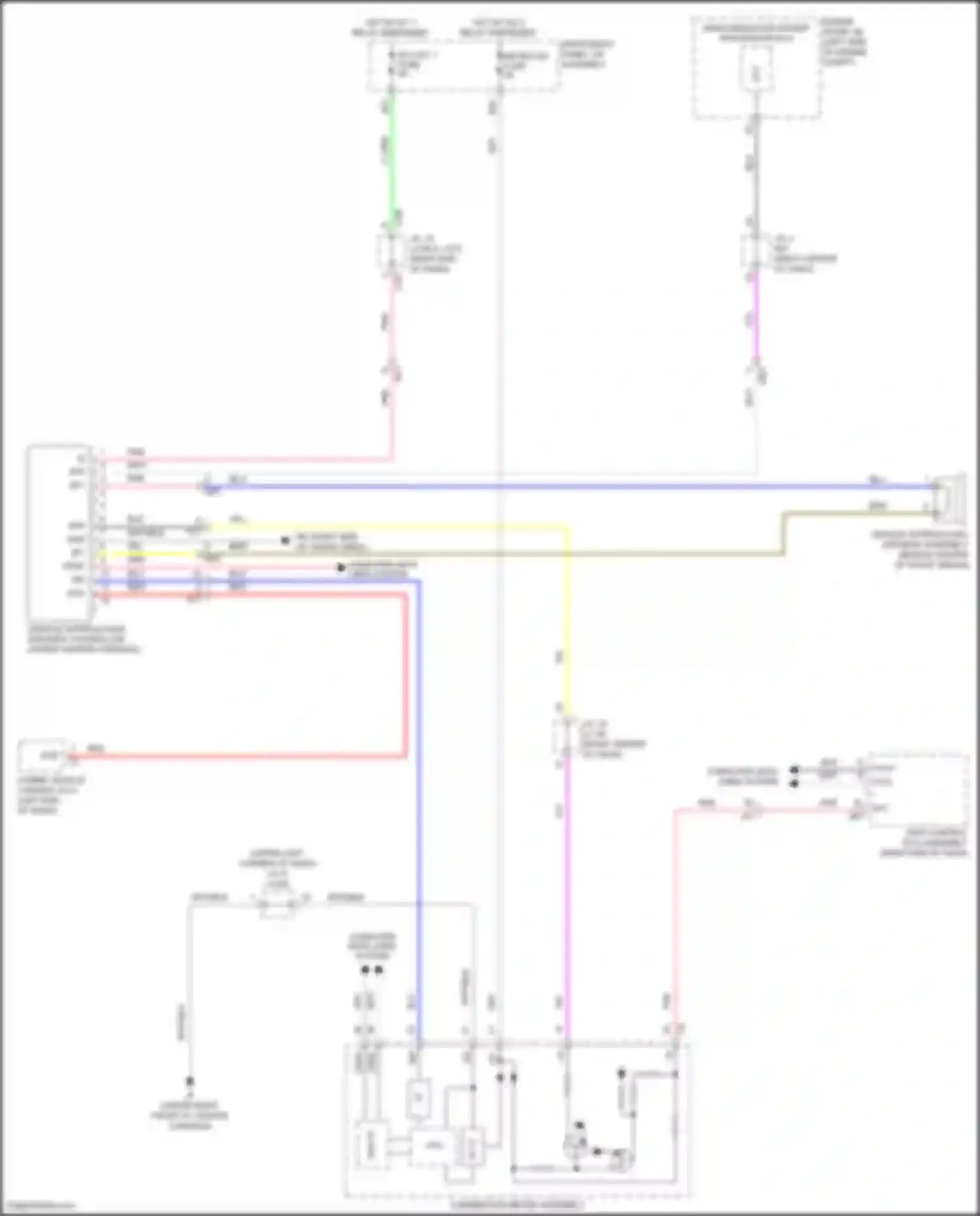 RX Lexus IV (2015-2019): Vehicle proximity notification circuit