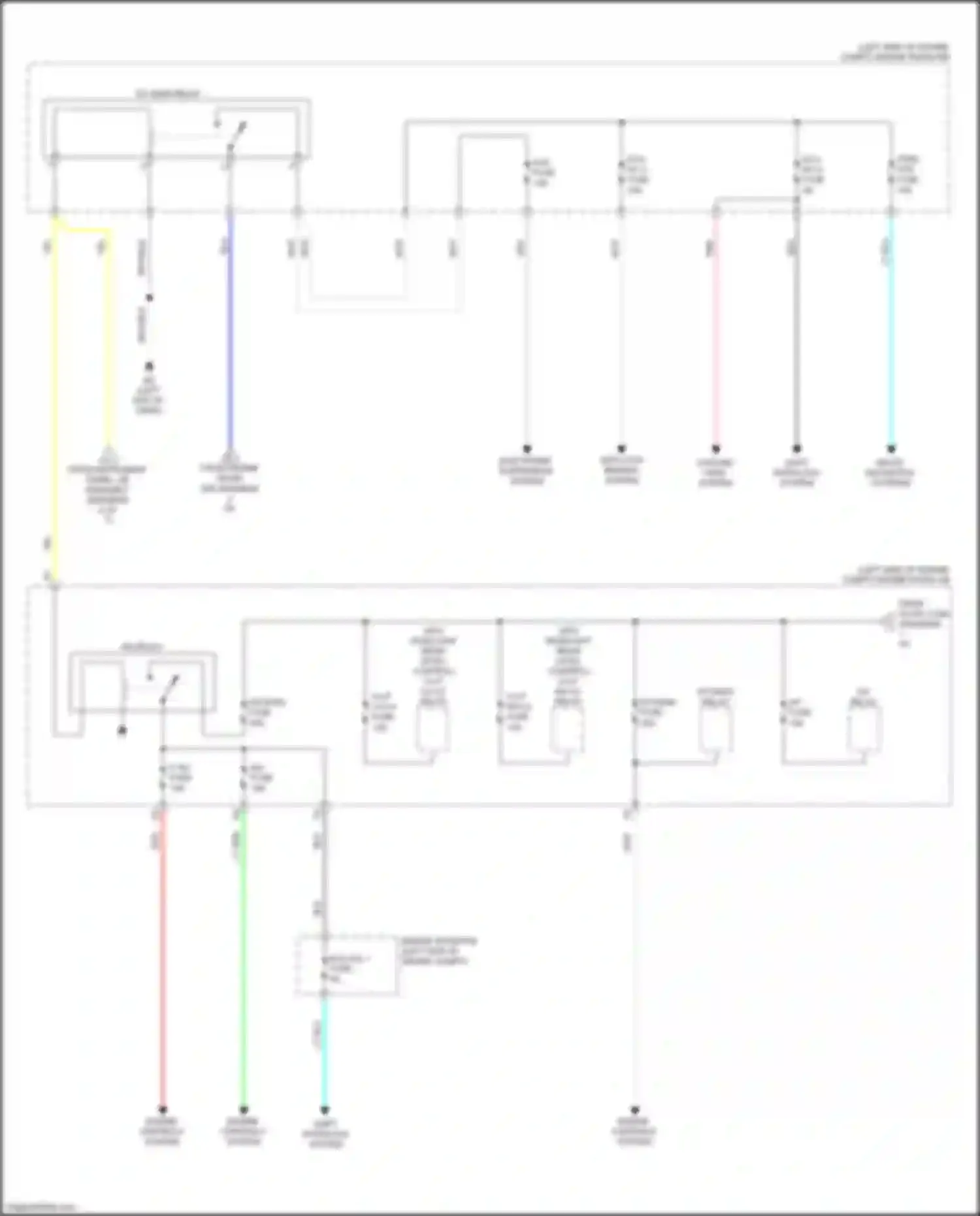 RX Lexus IV (2015-2019): Power distribution circuit (4 of 7)