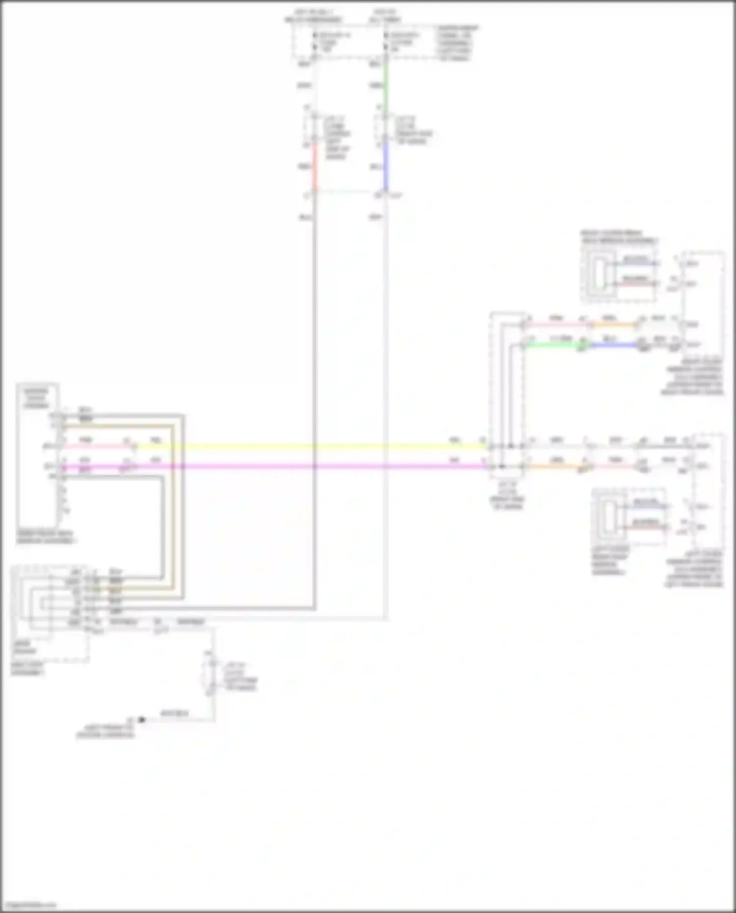 RX Lexus IV (2015-2019): Electrochromic mirror circuit