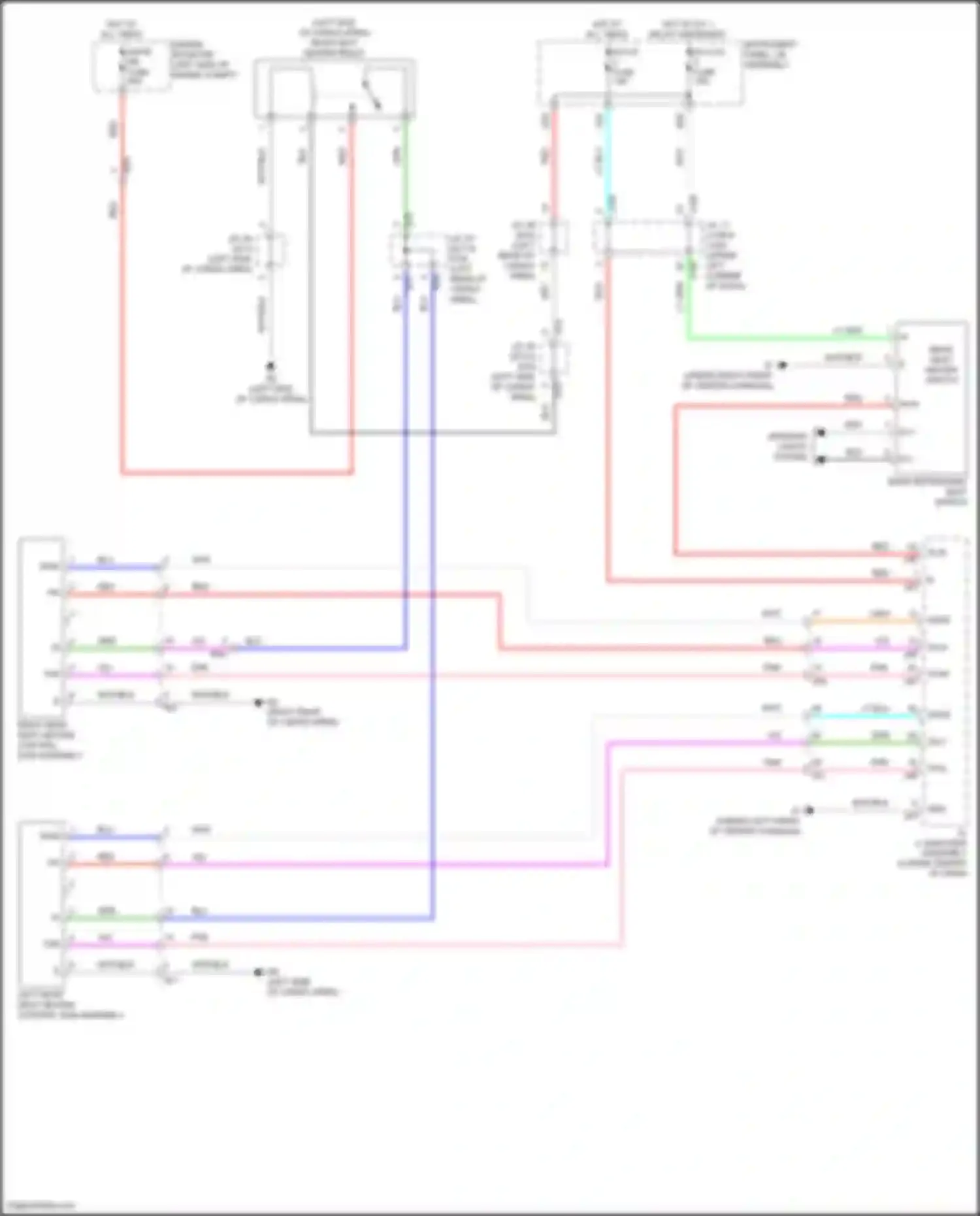 RX Lexus IV (2015-2019): Rear heated seats circuit