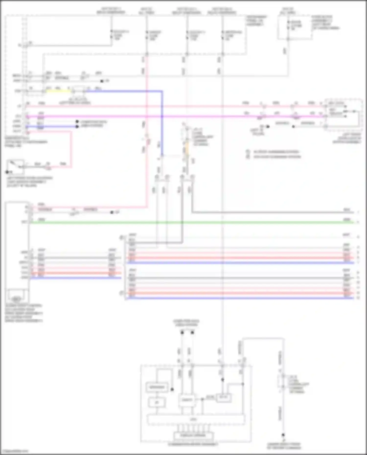 RX Lexus IV (2015-2019): Power top/sunroof circuit (1 of 2)