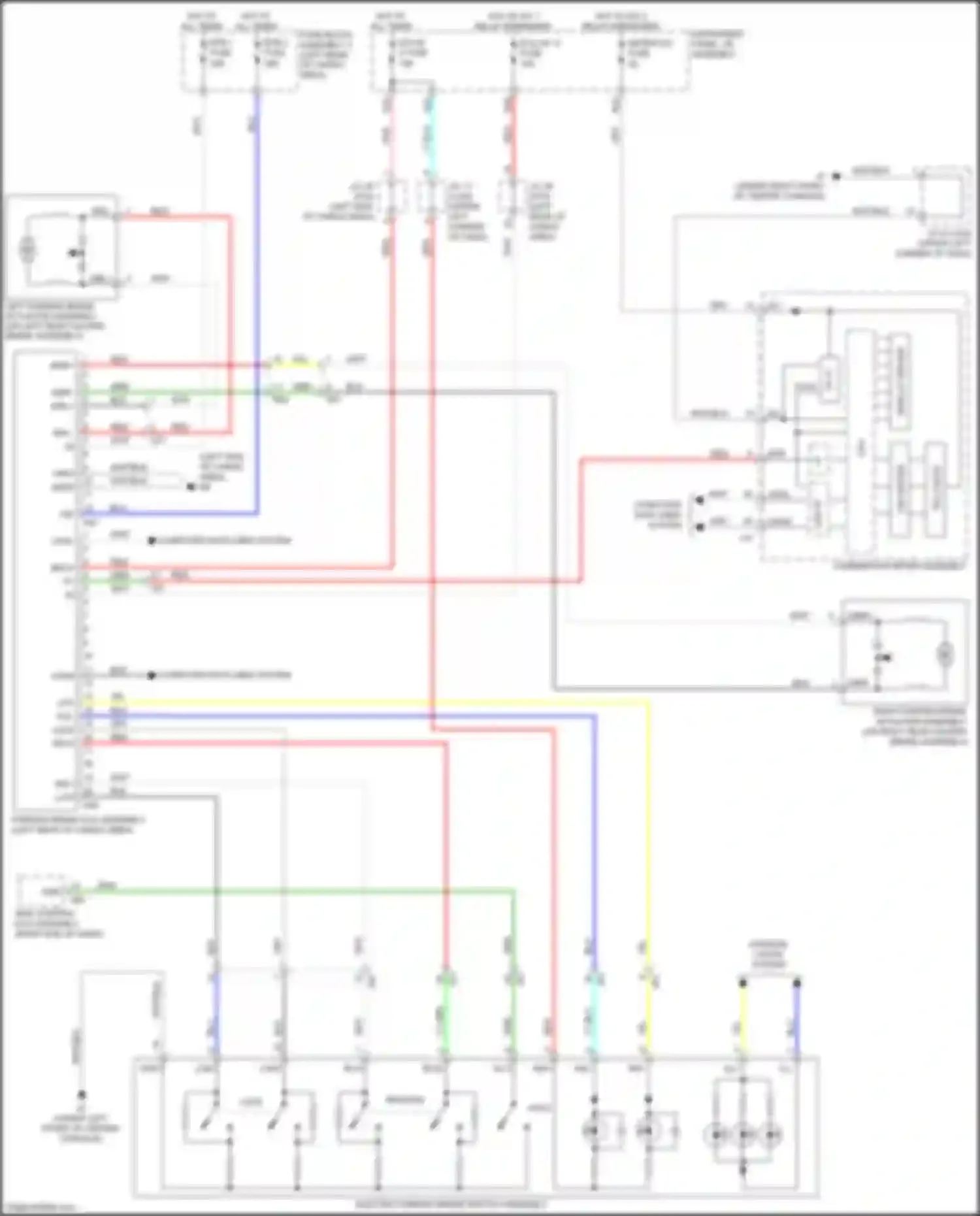 RX Lexus IV (2015-2019): Park brake release circuit