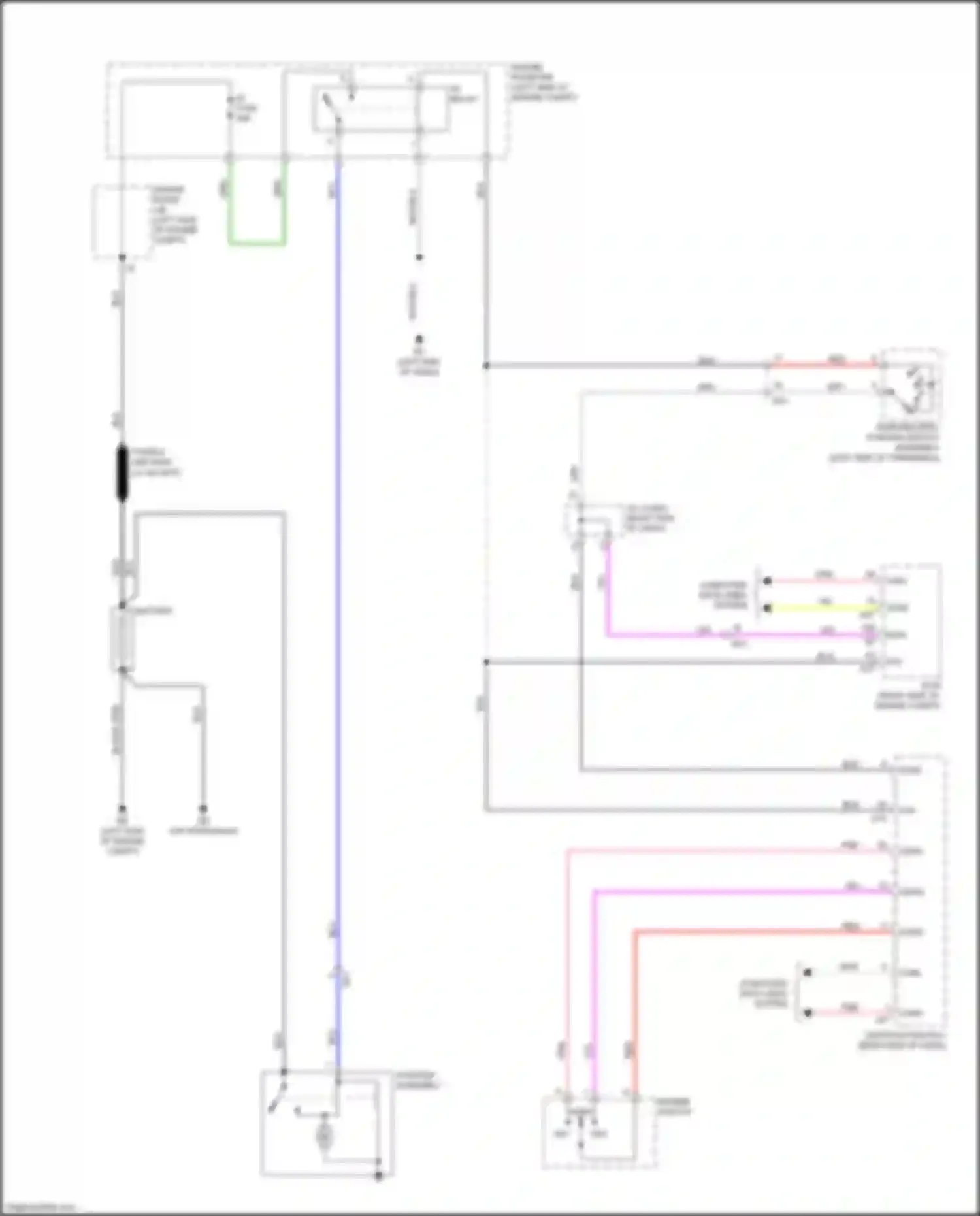 RX Lexus IV (2015-2019): Starting circuit