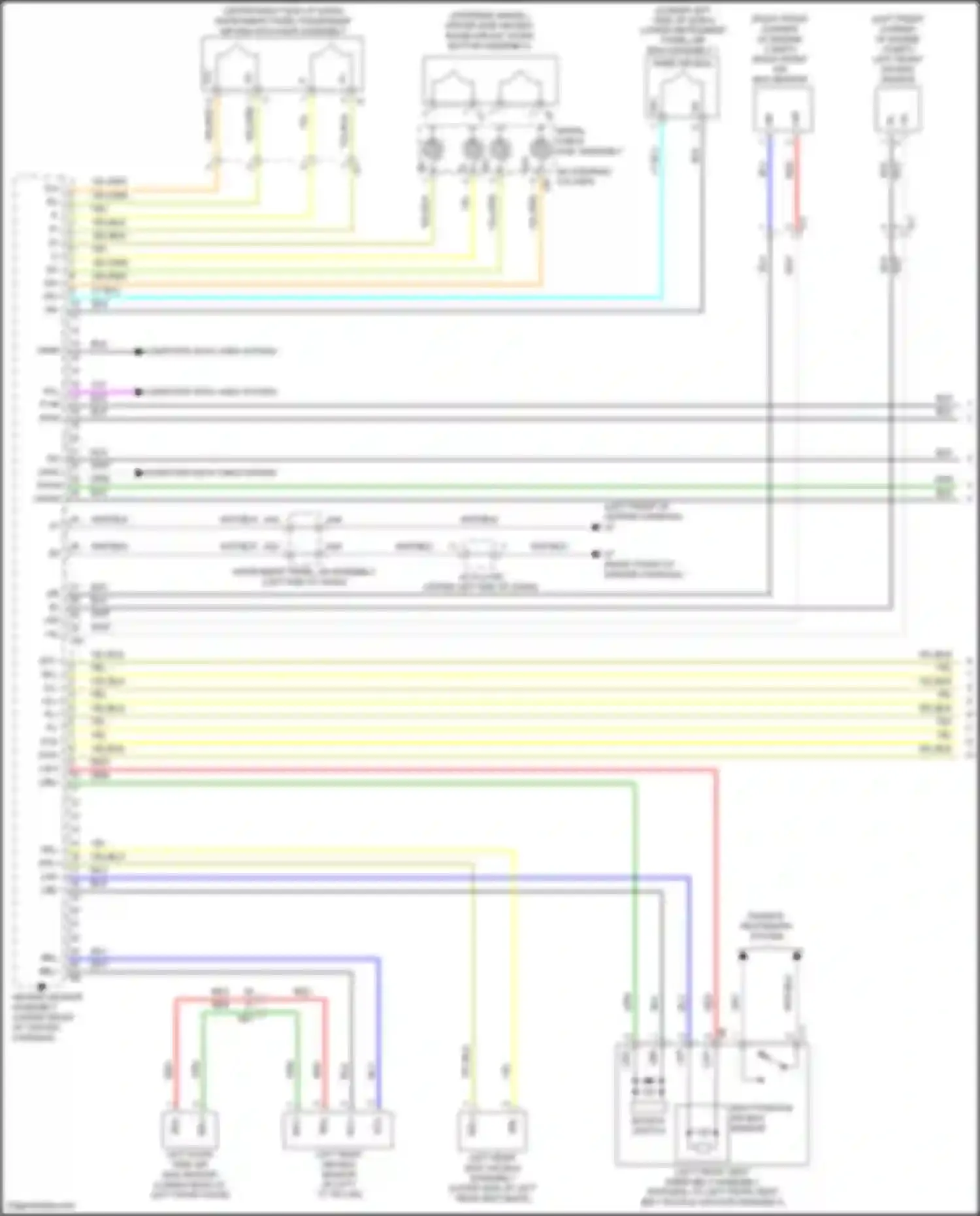 RX Lexus IV (2015-2019): Supplemental restraints circuit (1 of 3)