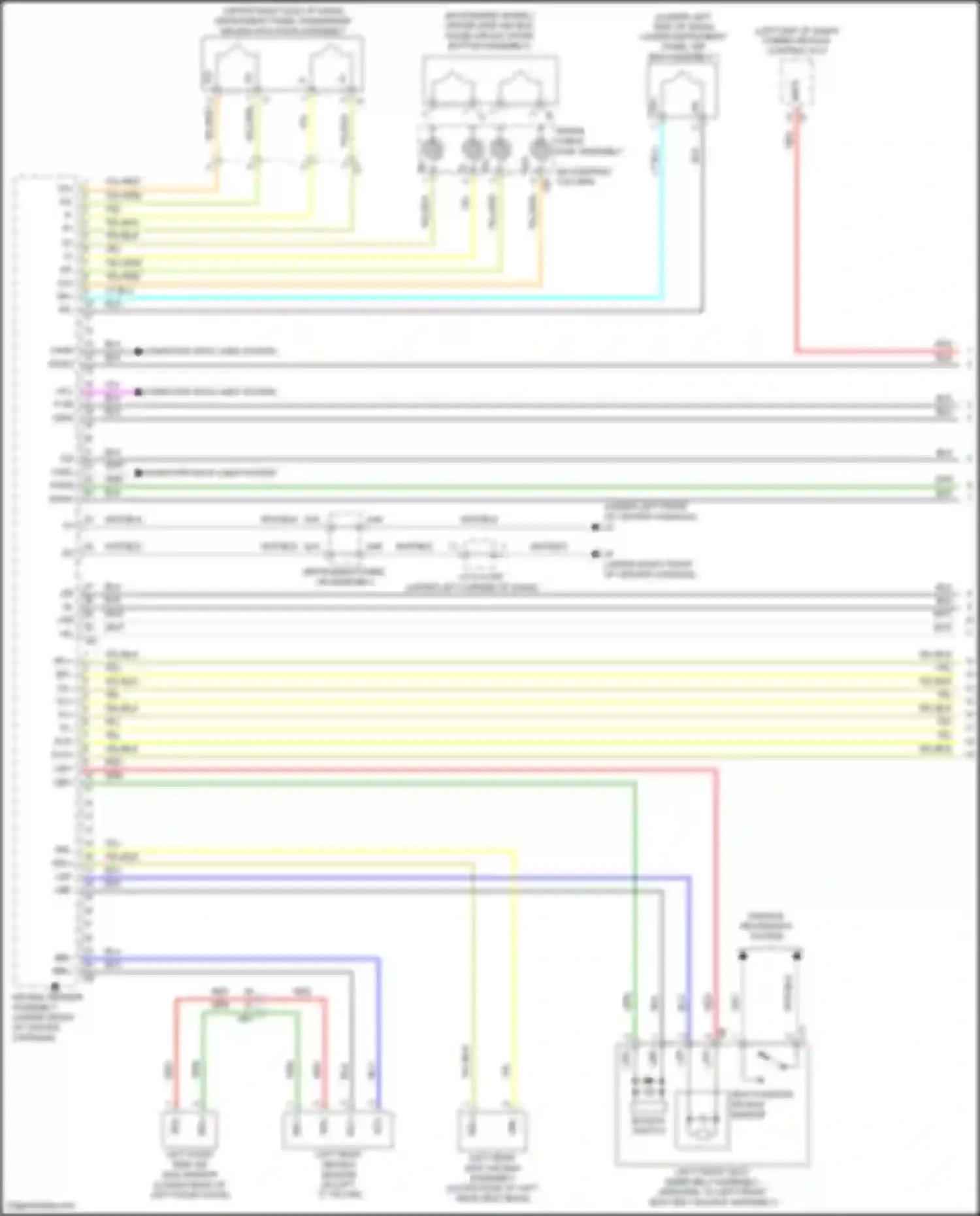 RX Lexus IV (2015-2019): Supplemental restraints circuit (1 of 4)