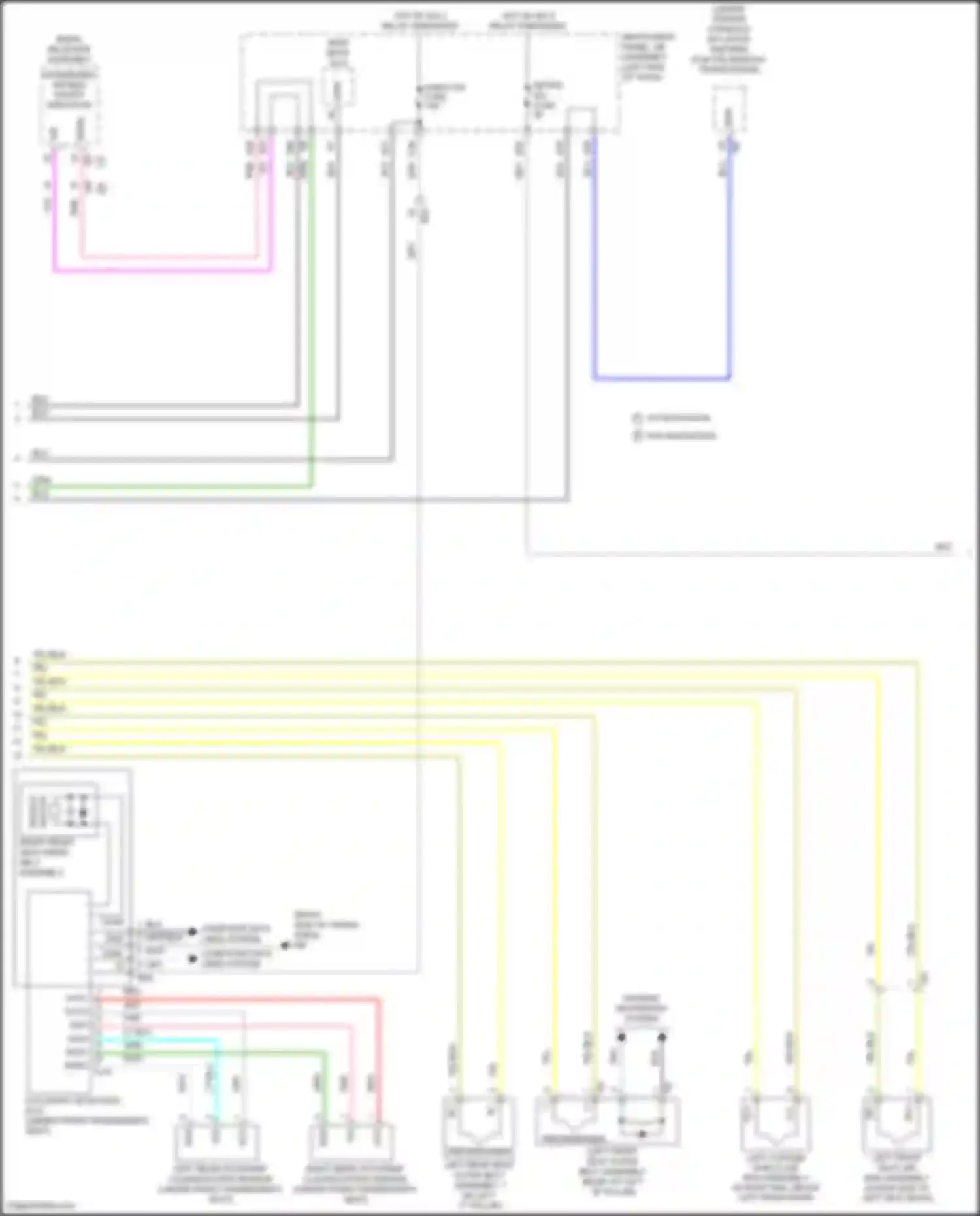 RX Lexus IV (2015-2019): Supplemental restraints circuit (2 of 3)