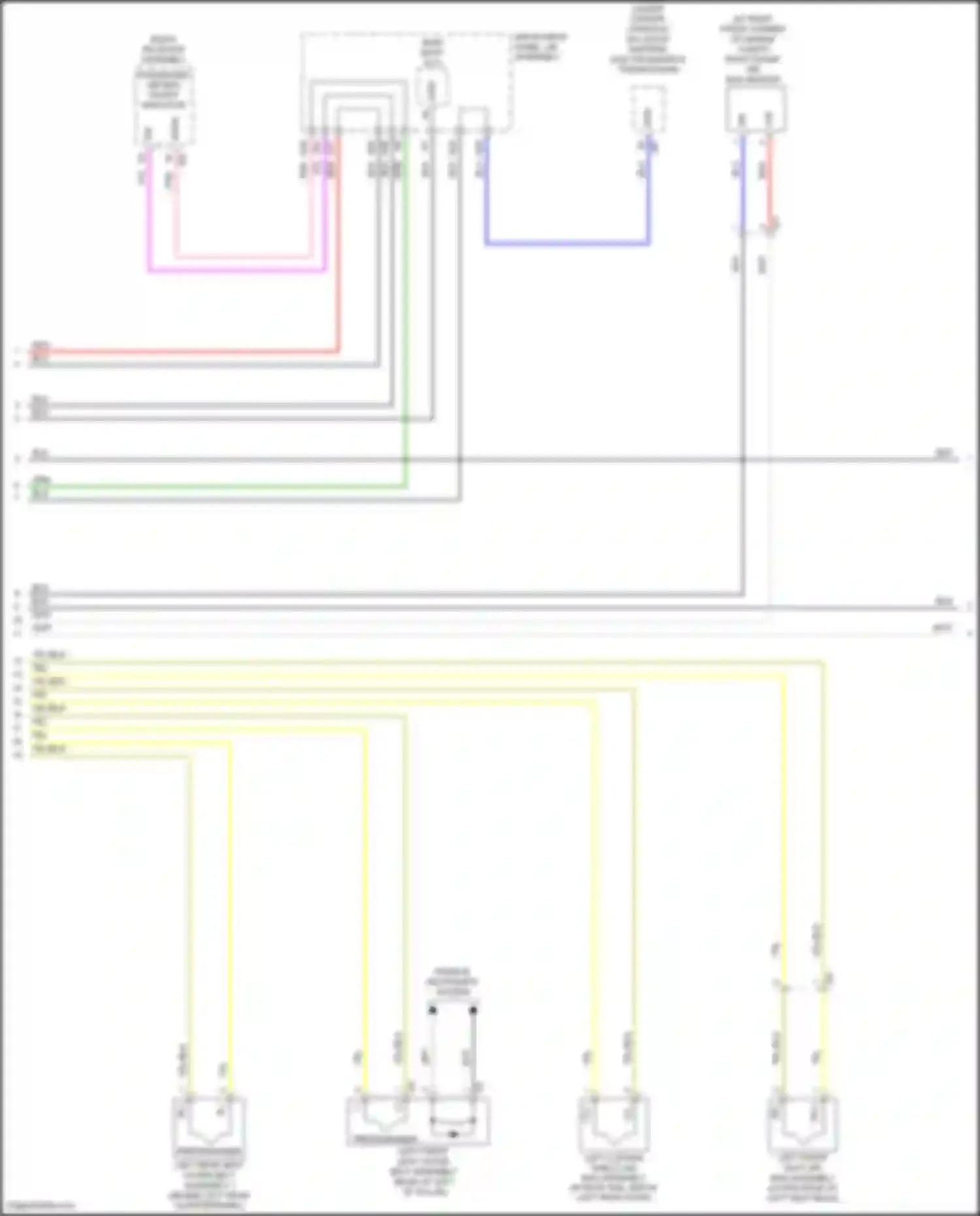 RX Lexus IV (2015-2019): Supplemental restraints circuit (2 of 4)