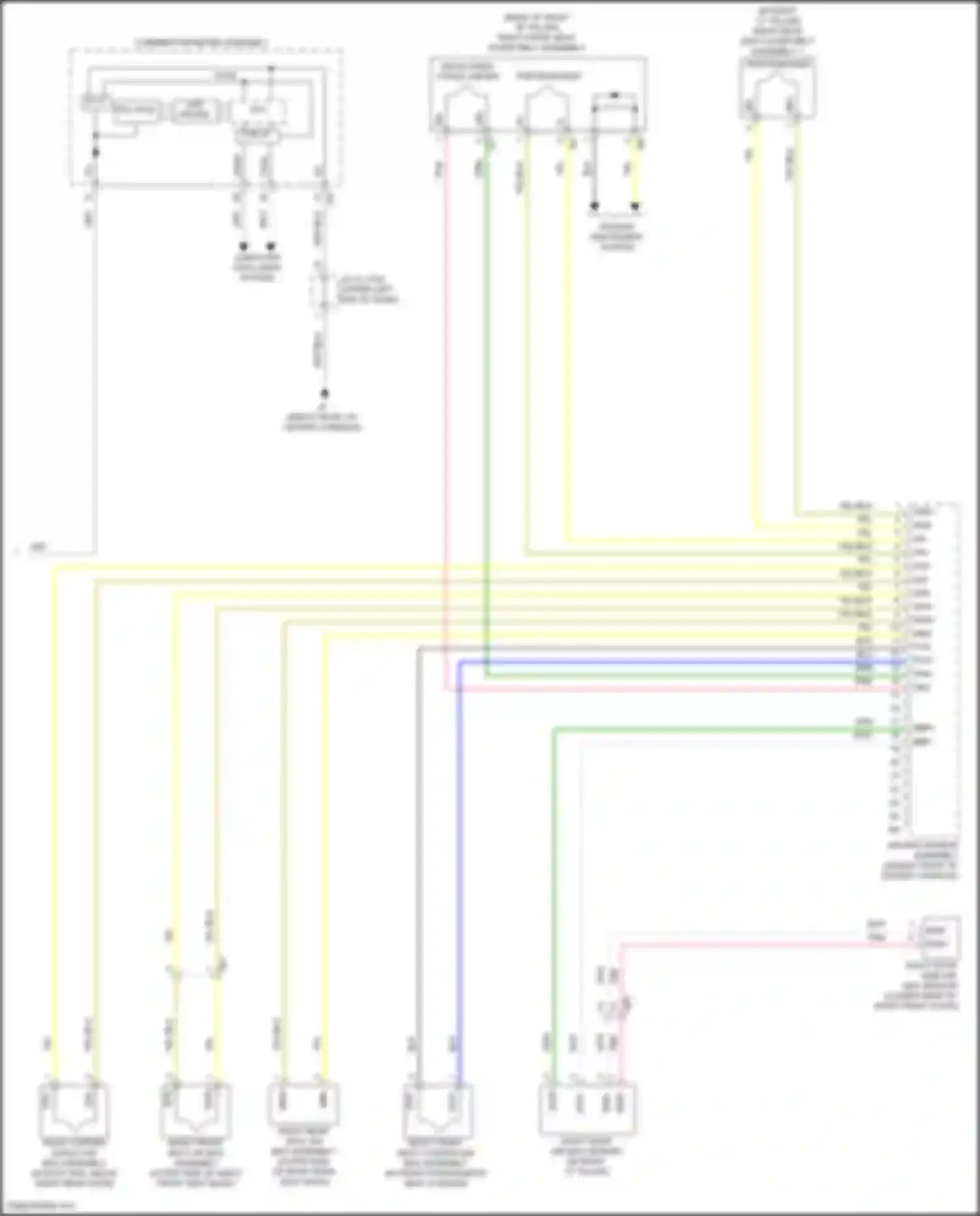 RX Lexus IV (2015-2019): Supplemental restraints circuit (3 of 3)