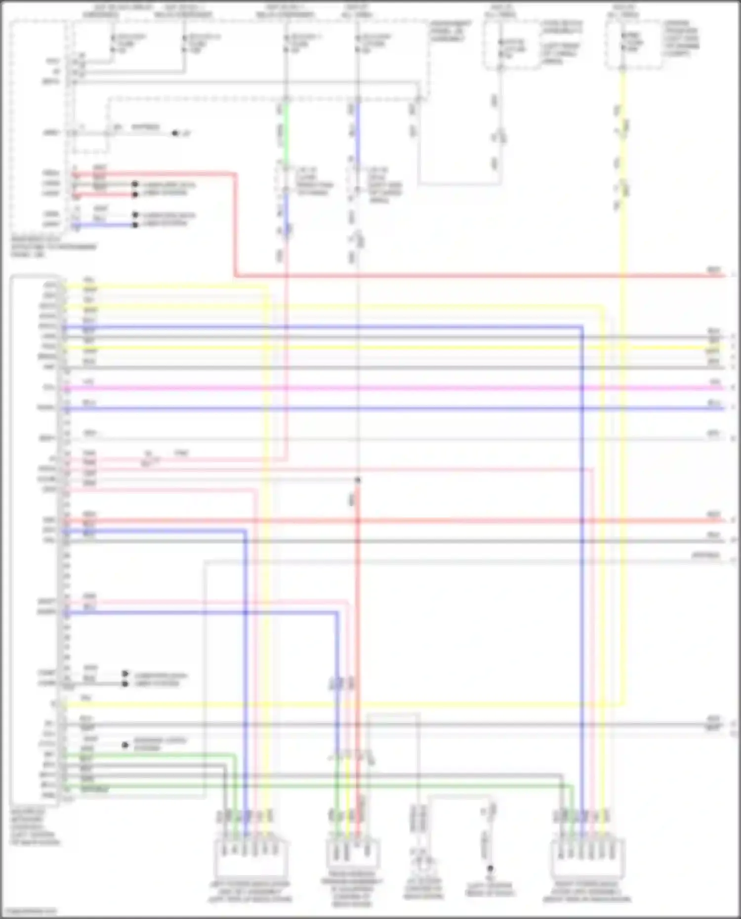 RX Lexus IV (2015-2019): Back door opener circuit (1 of 2)