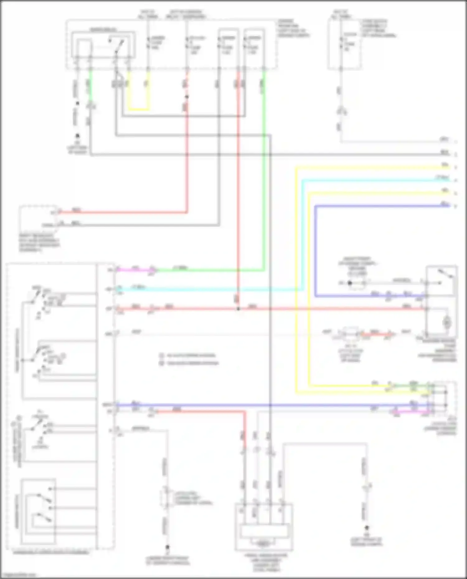 RX Lexus IV (2015-2019): Front wiper/washer circuit (1 of 2)