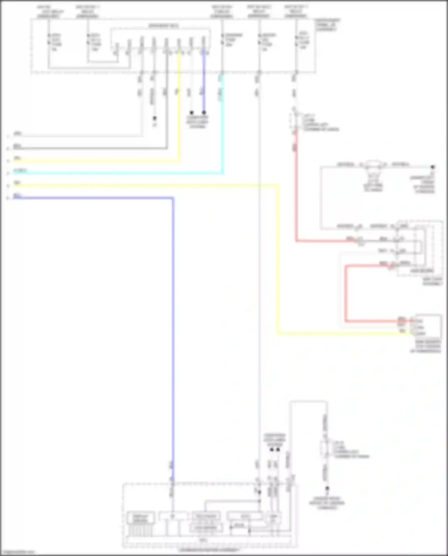 RX Lexus IV (2015-2019): Front wiper/washer circuit (2 of 2)