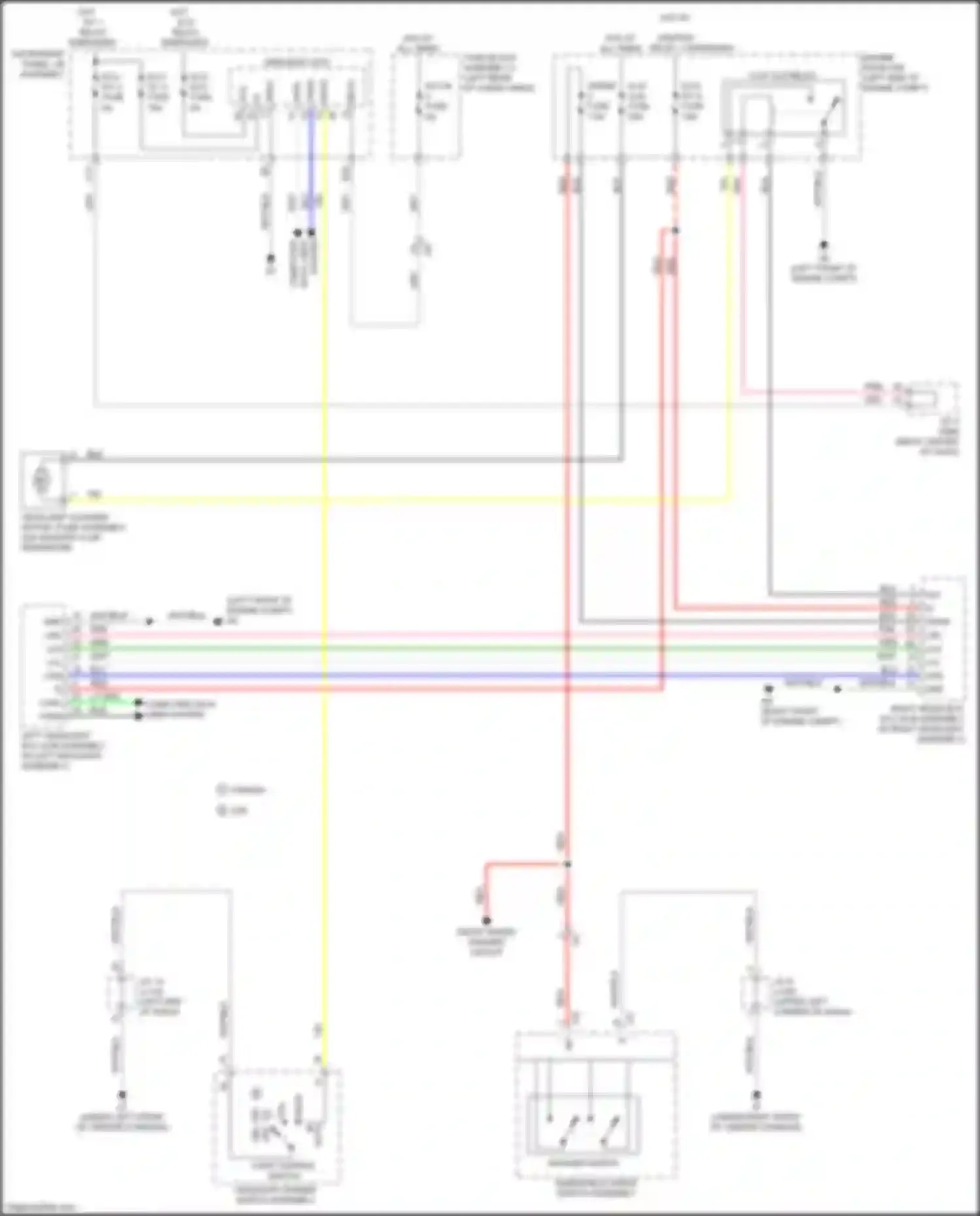 RX Lexus IV (2015-2019): Headlamp washer circuit