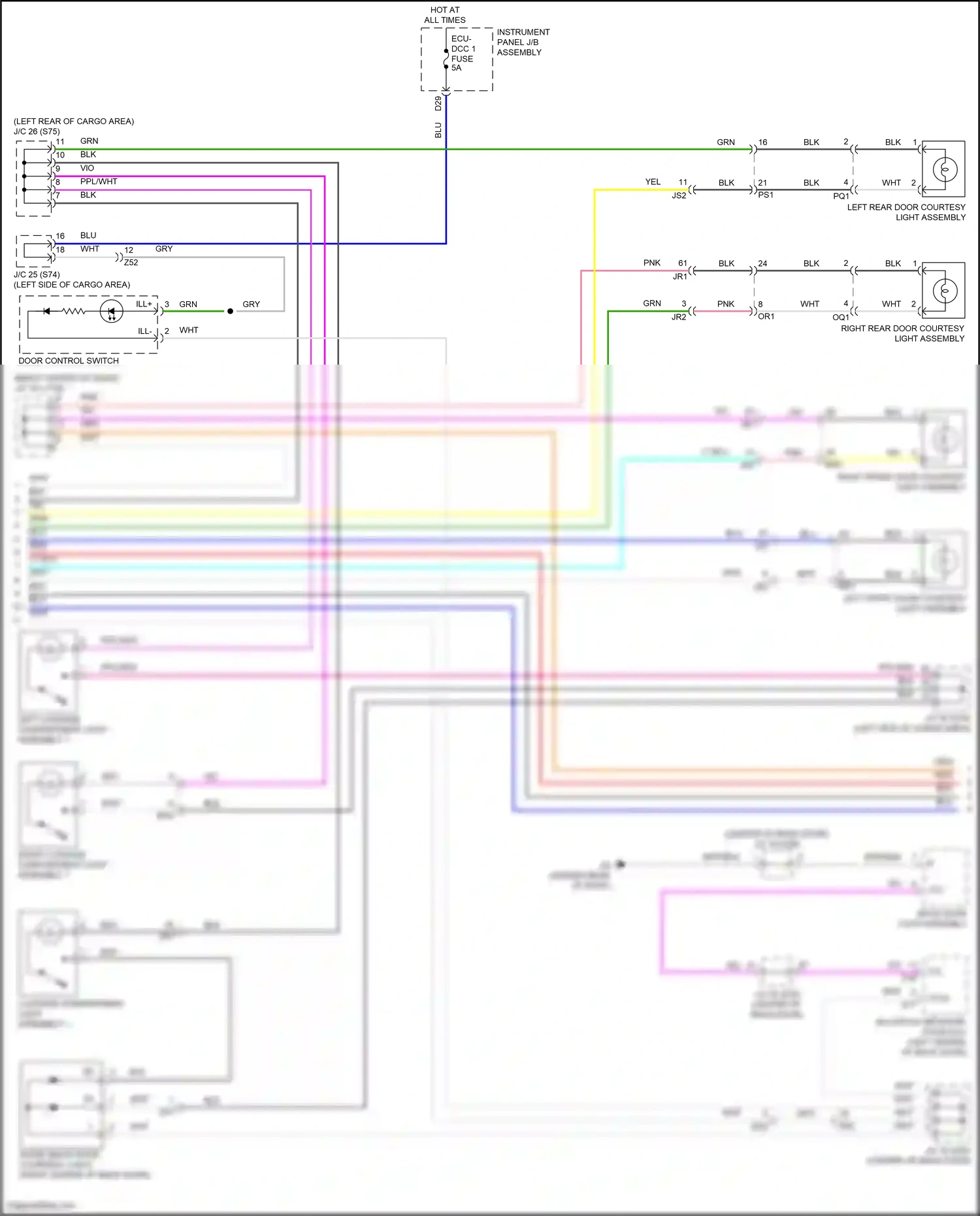 Wiring diagram blk for Lexus RX IV (2015-2019) (70 of 186)