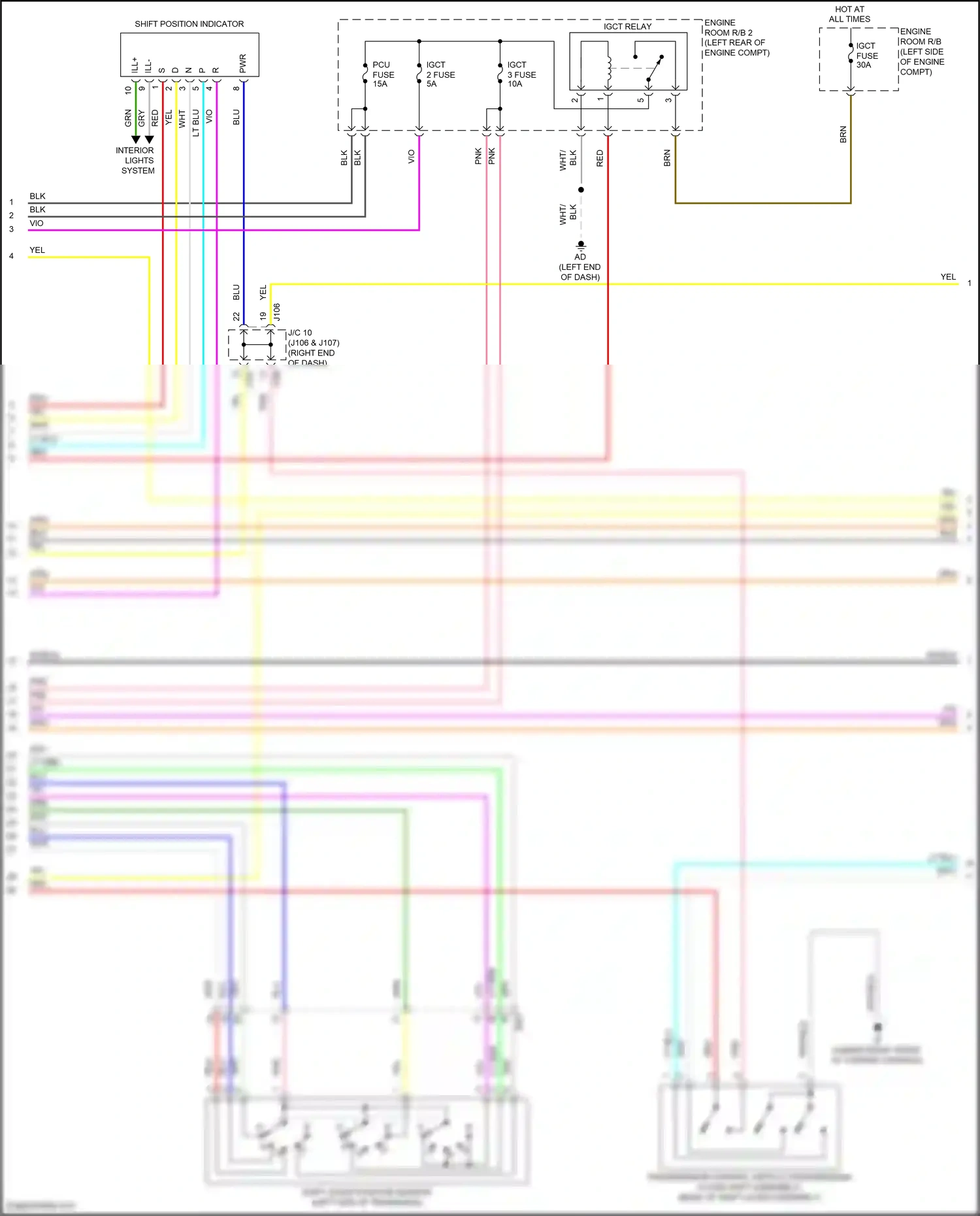 Wiring diagram blu for Lexus RX IV (2015-2019) (148 of 182)