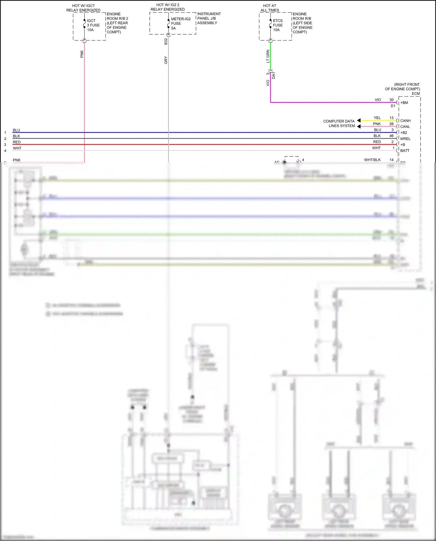 Wiring diagram brn for Lexus RX IV (2015-2019) (6 of 79)