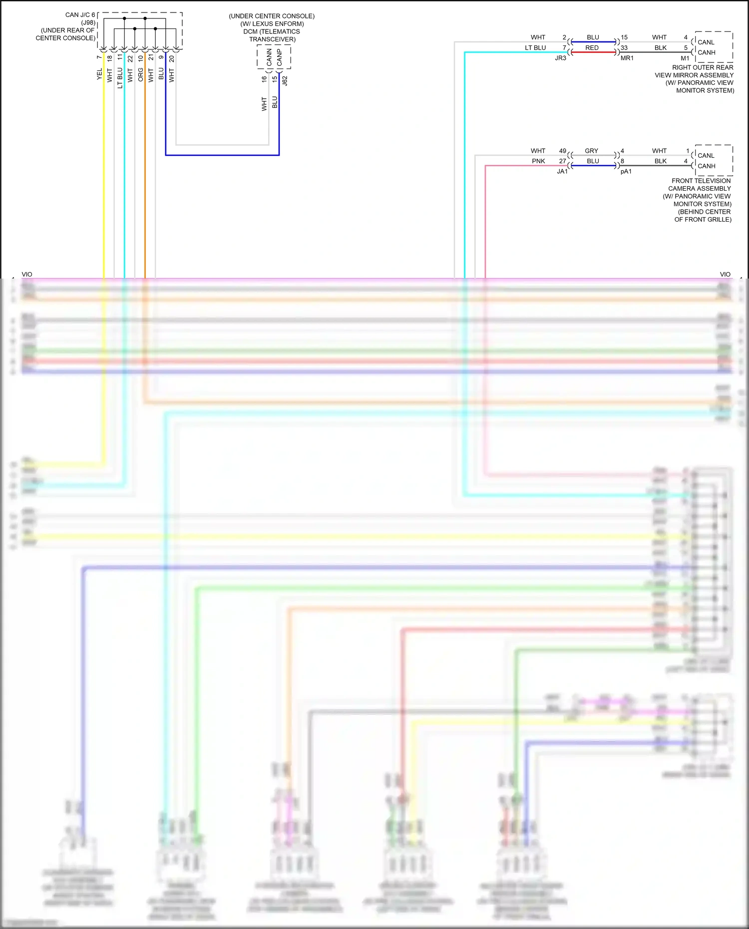 Wiring diagram brn for Lexus RX IV (2015-2019) (12 of 79)