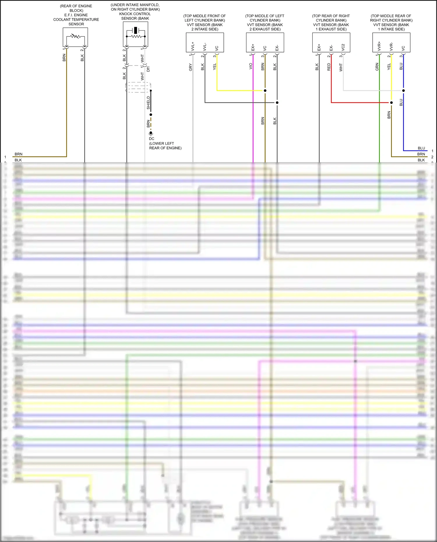 Wiring diagram ex+ for Lexus RX IV (2015-2019) (1 of 2)