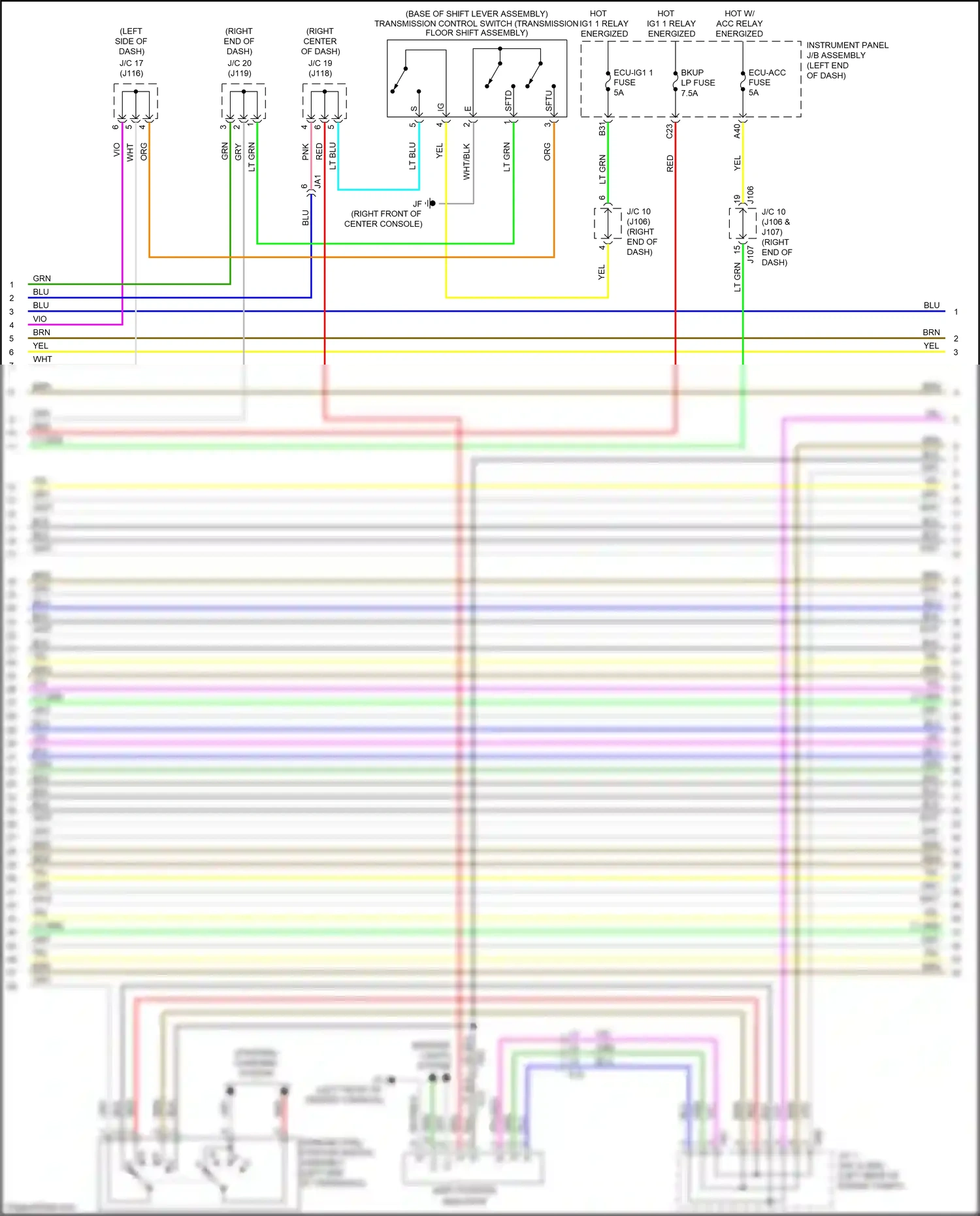 Wiring diagram grn for Lexus RX IV (2015-2019) (119 of 168)