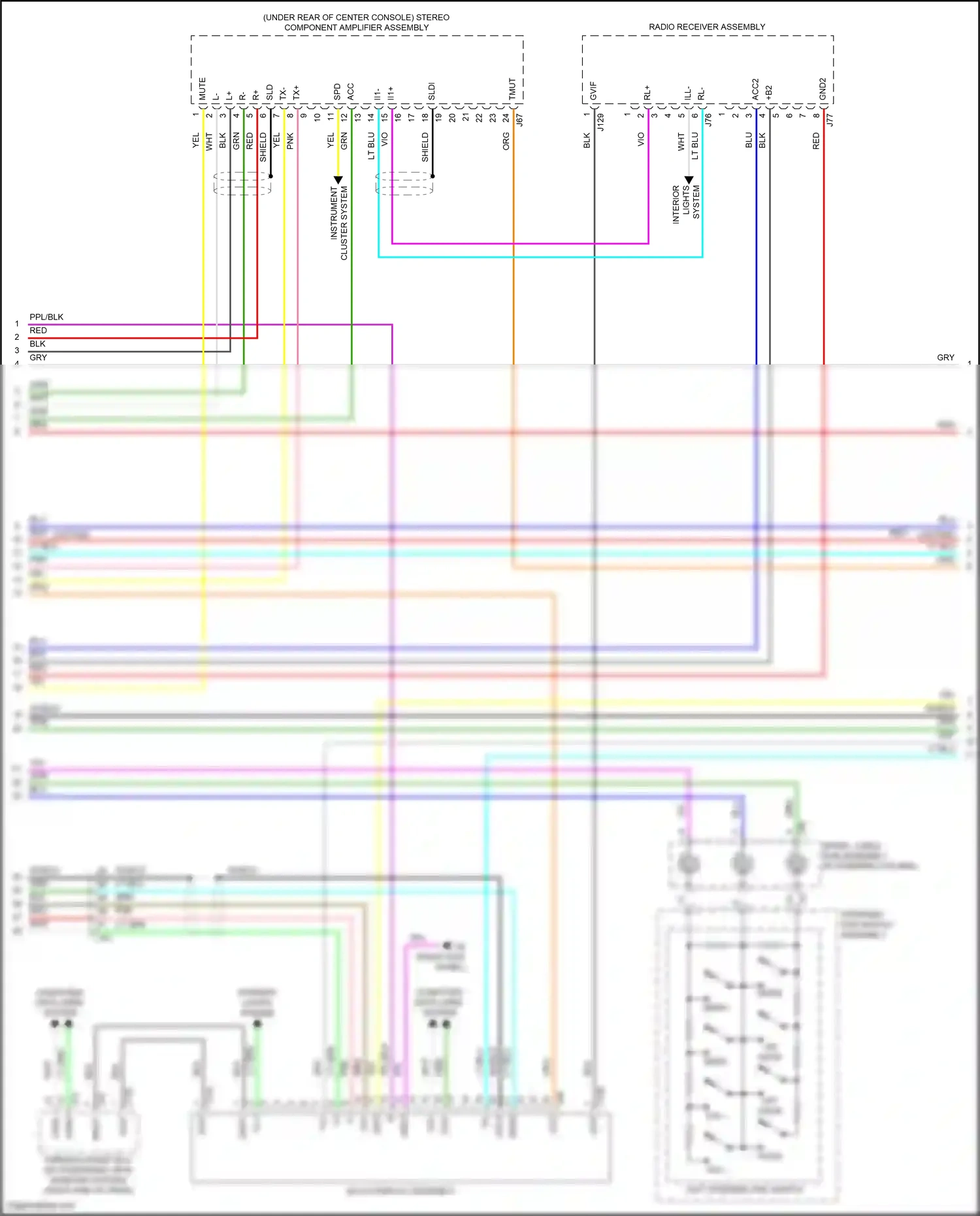 Wiring diagram lt blu for Lexus RX IV (2015-2019) (88 of 131)