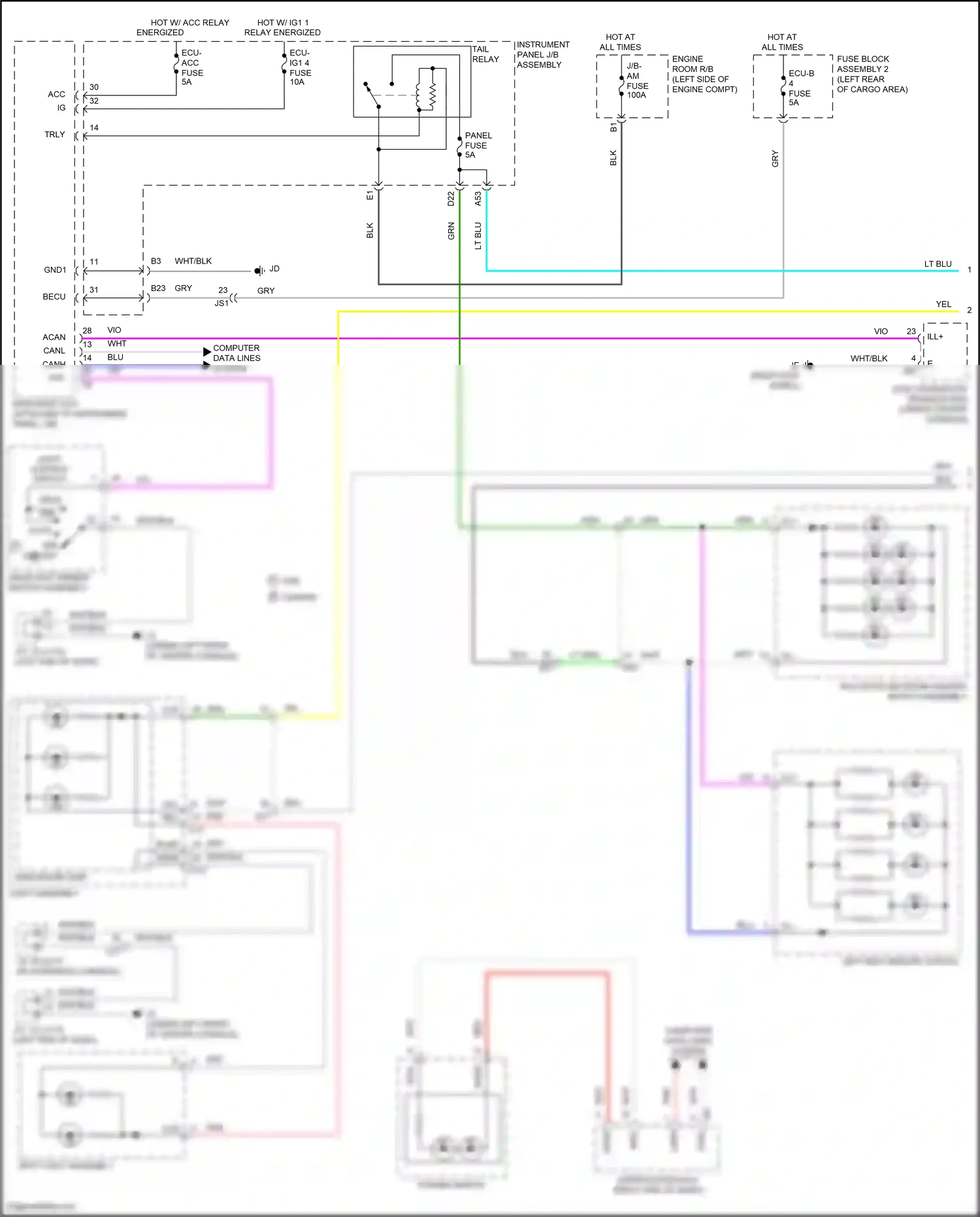Wiring diagram pnk for Lexus RX IV (2015-2019) (47 of 166)