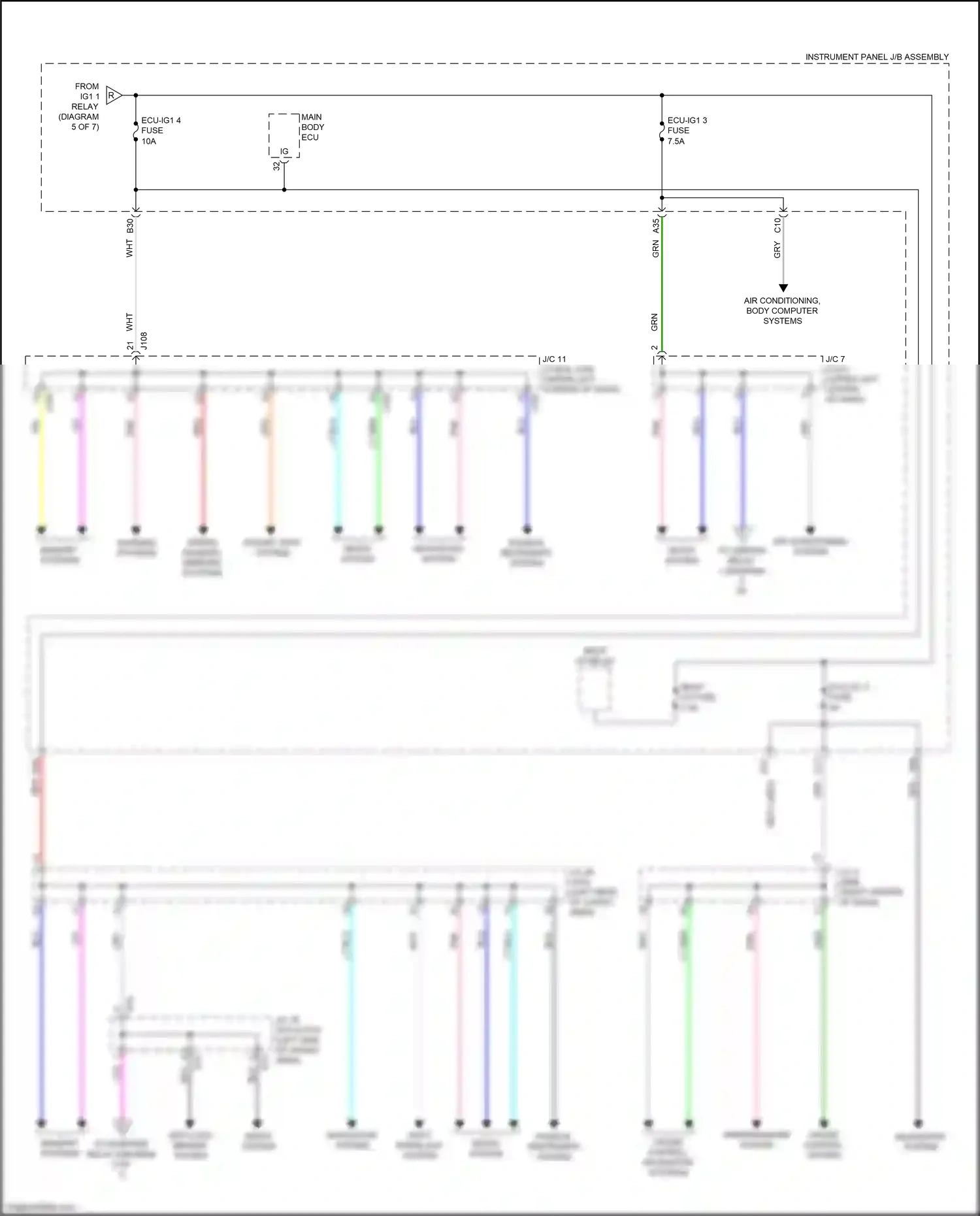 Wiring diagram red for Lexus RX IV (2015-2019) (89 of 174)