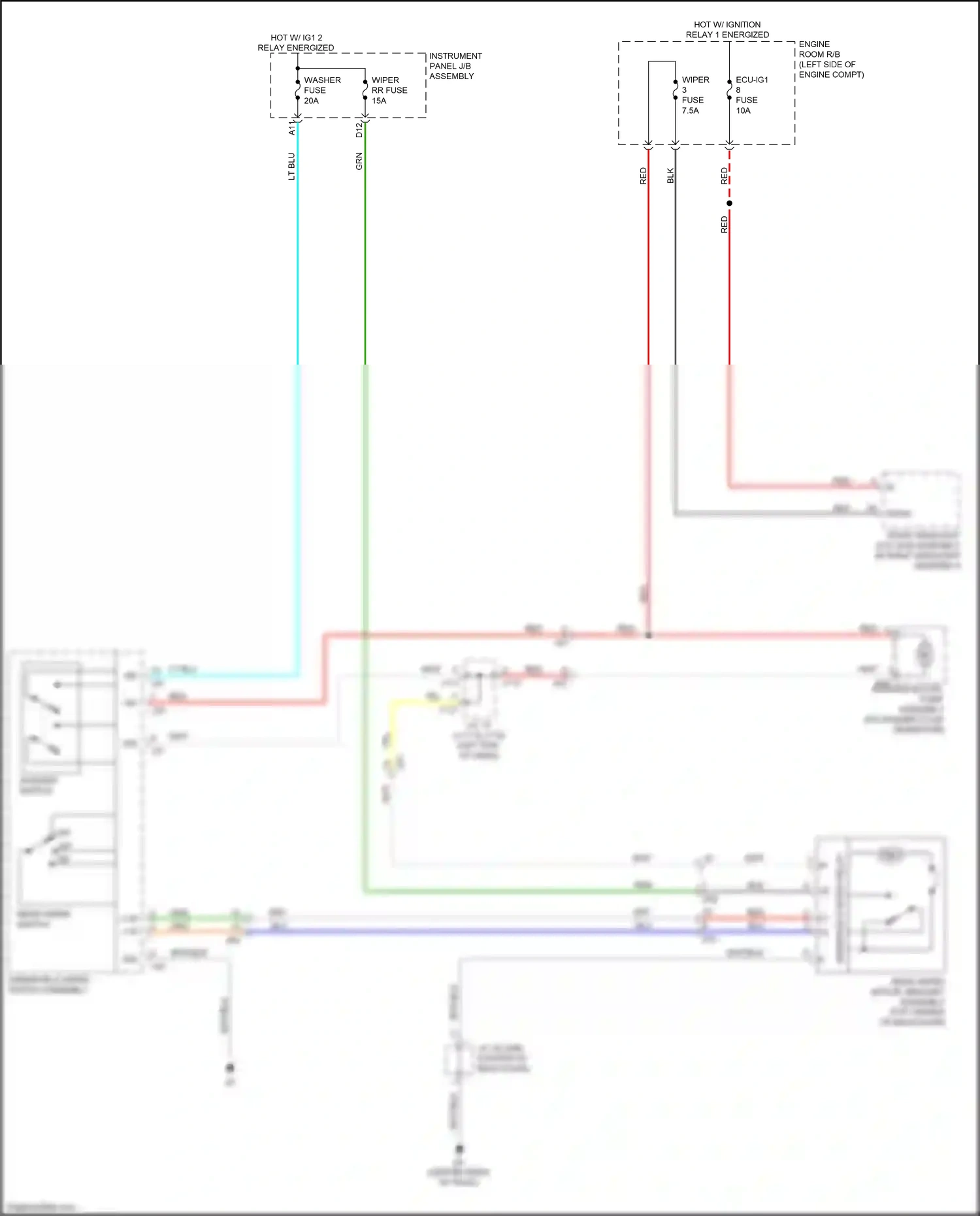 Wiring diagram red for Lexus RX IV (2015-2019) (99 of 174)