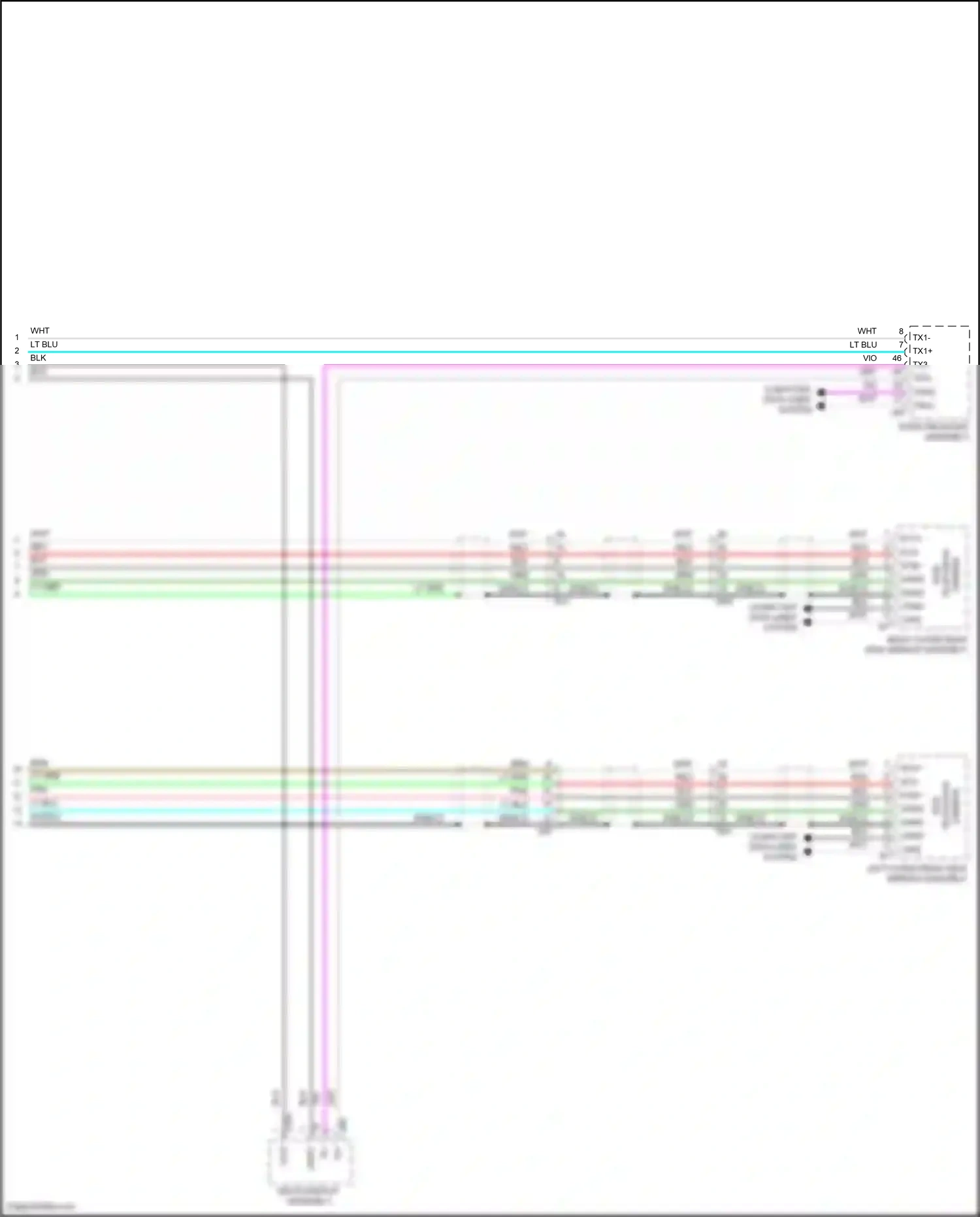 Wiring diagram scv+ for Lexus RX IV (2015-2019) (2 of 2)