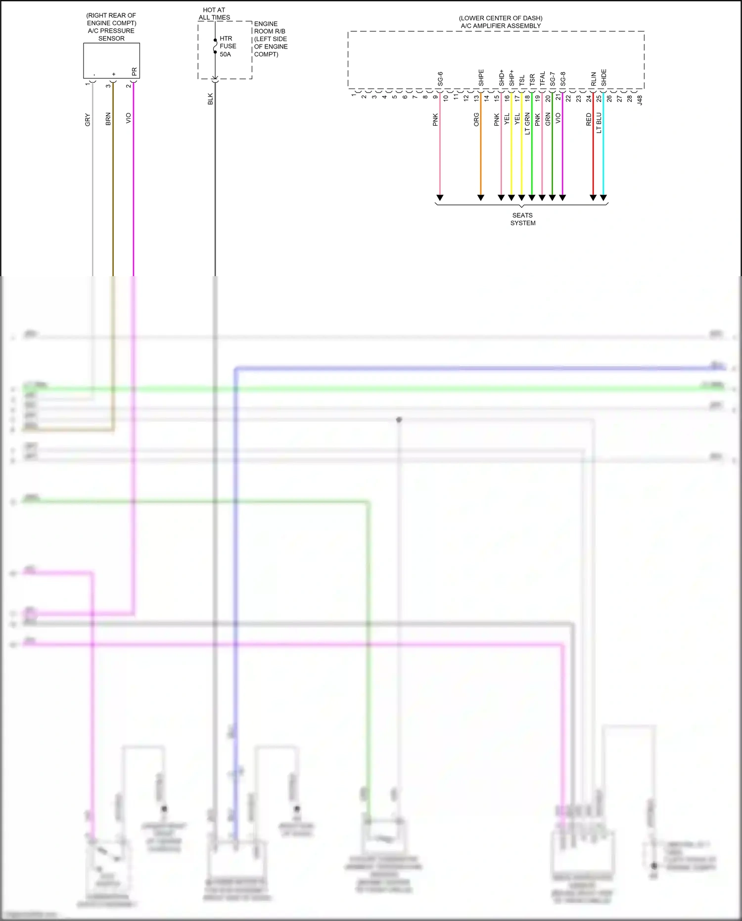 Wiring diagram sg-8 for Lexus RX IV (2015-2019) (1 of 3)