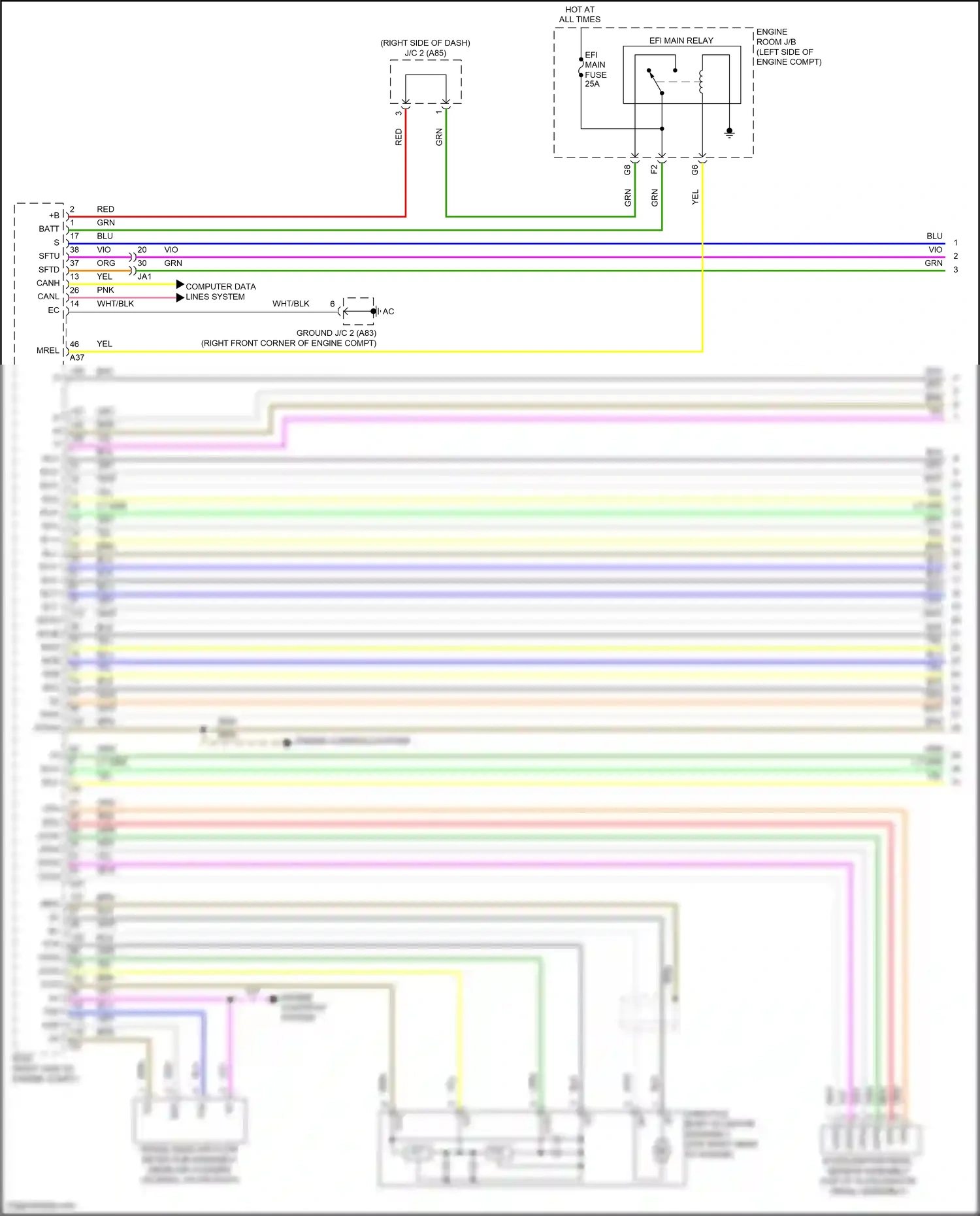 Wiring diagram vio for Lexus RX IV (2015-2019) (26 of 167)