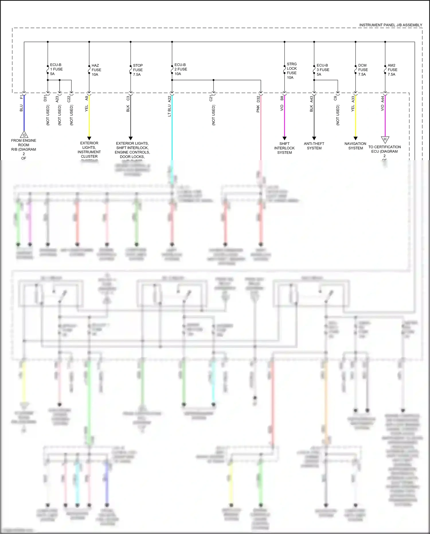 Wiring diagram vio for Lexus RX IV (2015-2019) (86 of 167)