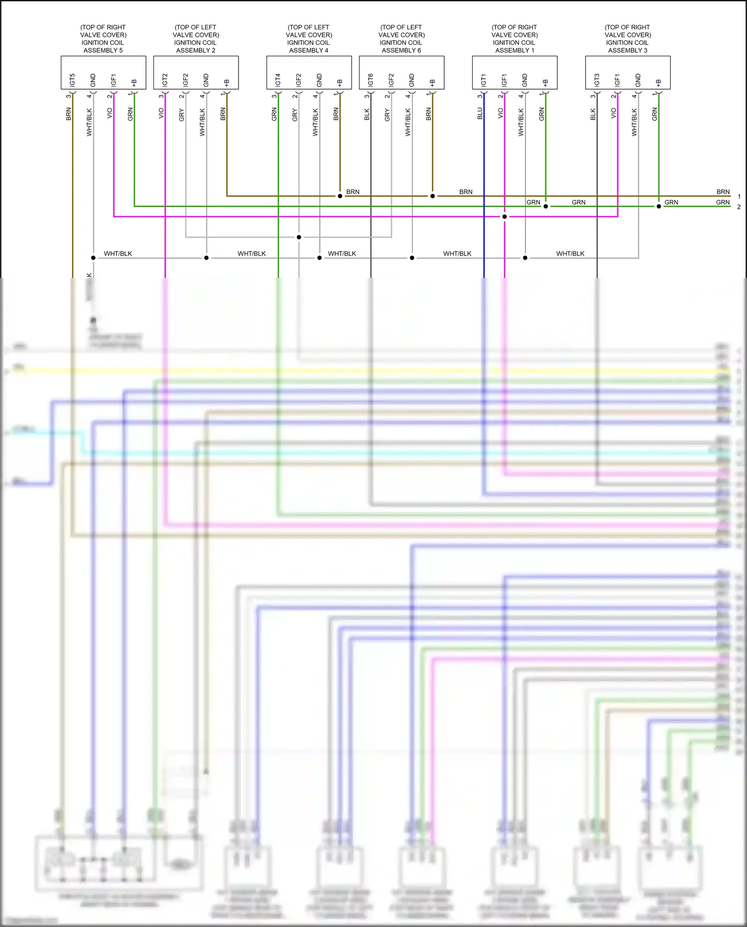 Wiring diagram vvr+ for Lexus RX IV (2015-2019) (2 of 2)